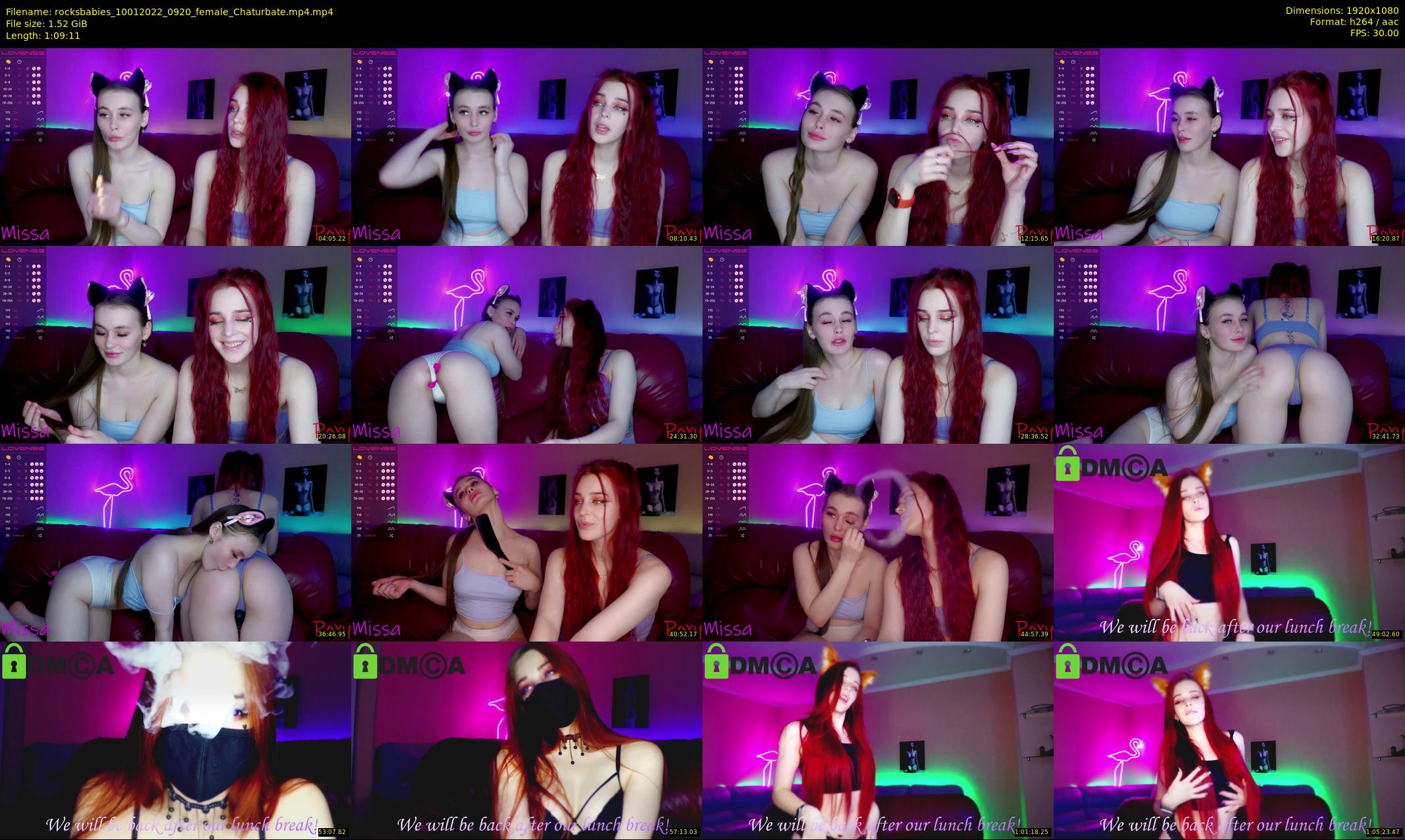 rocksbabies — 70 minute Chaturbate female cam show recording, 1080p, Jan 10, 2022