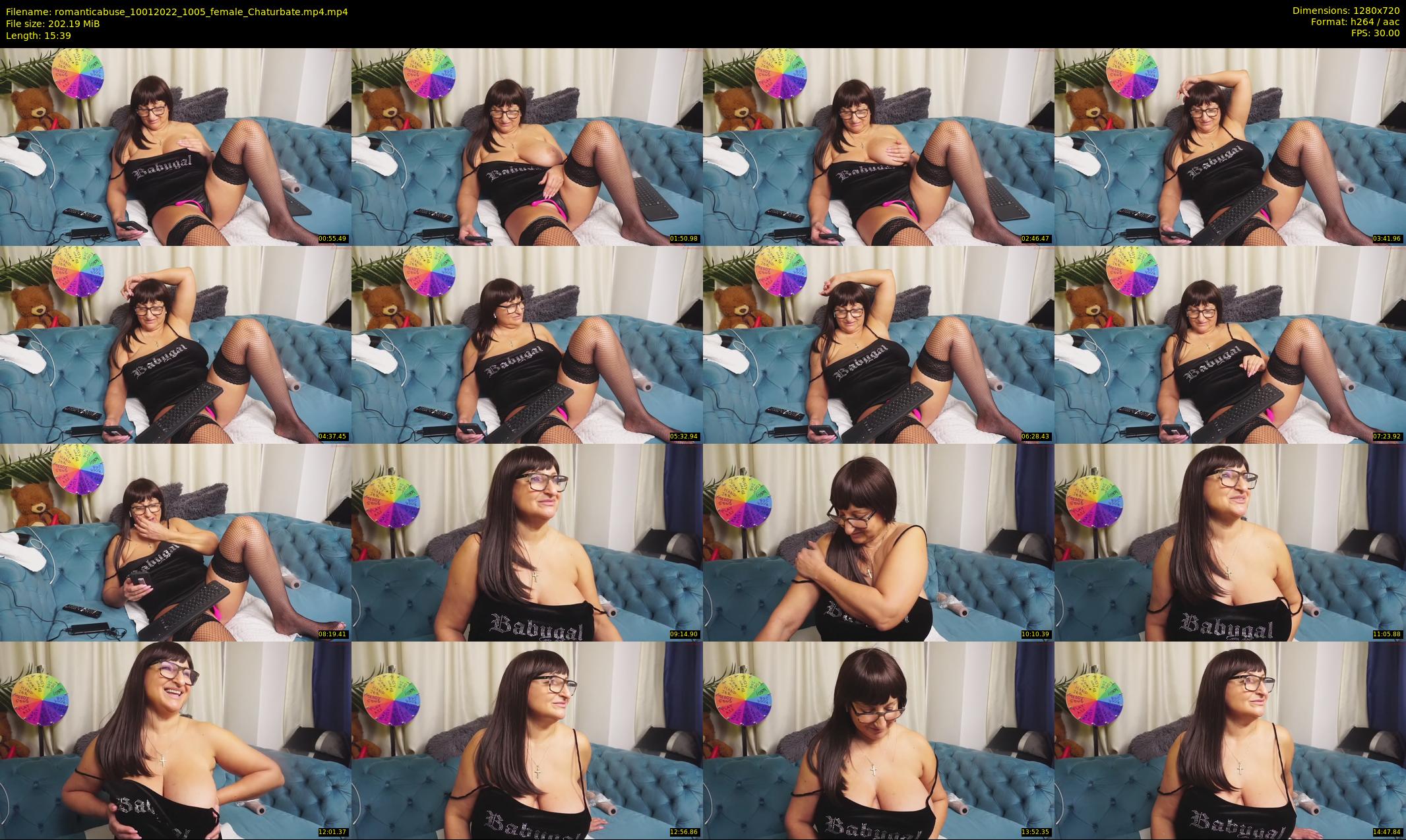 romanticabuse — 16 minute Chaturbate female cam show recording, 720p, Jan 10, 2022