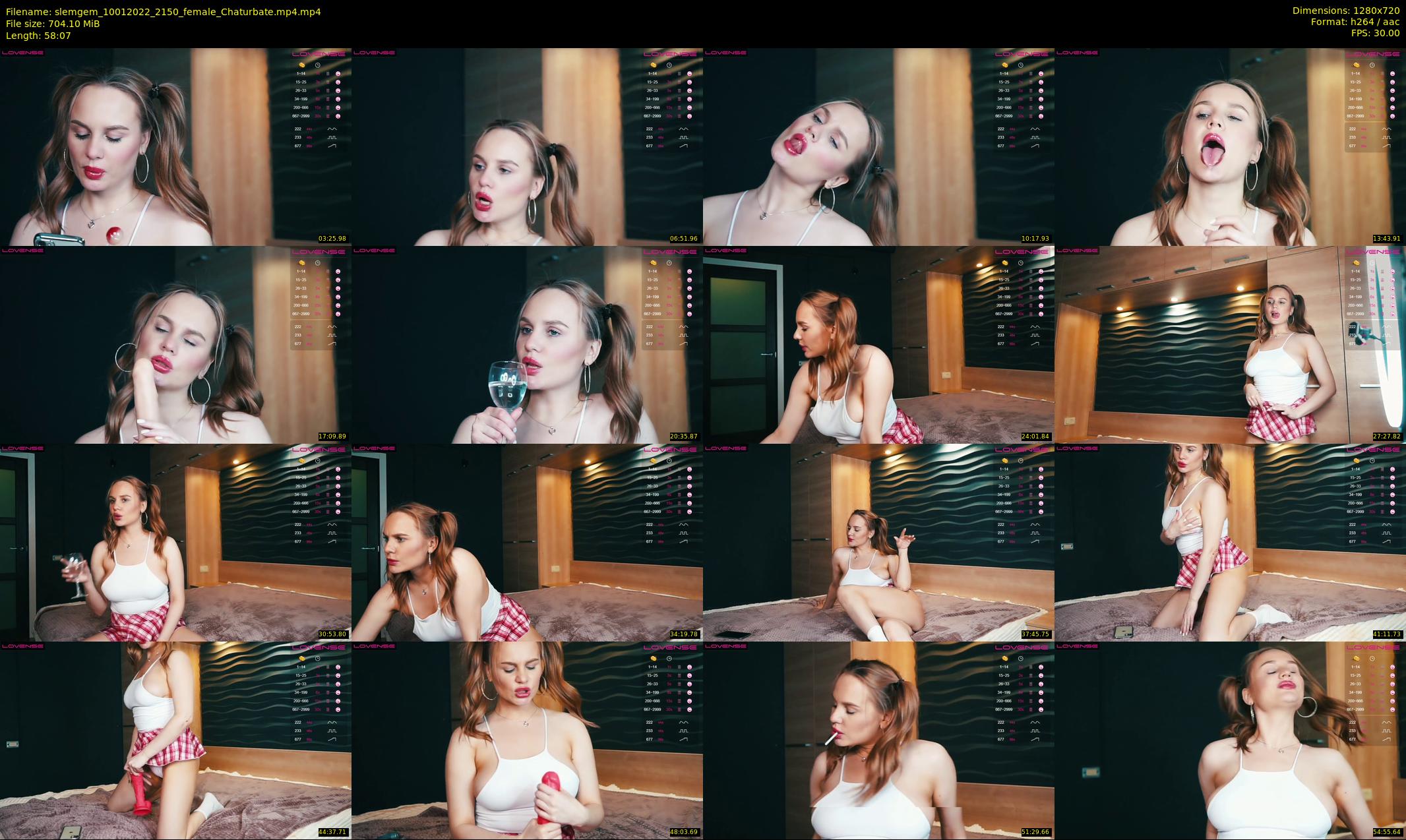 slemgem — 59 minute Chaturbate couple cam show recording, 720p, Jan 10, 2022
