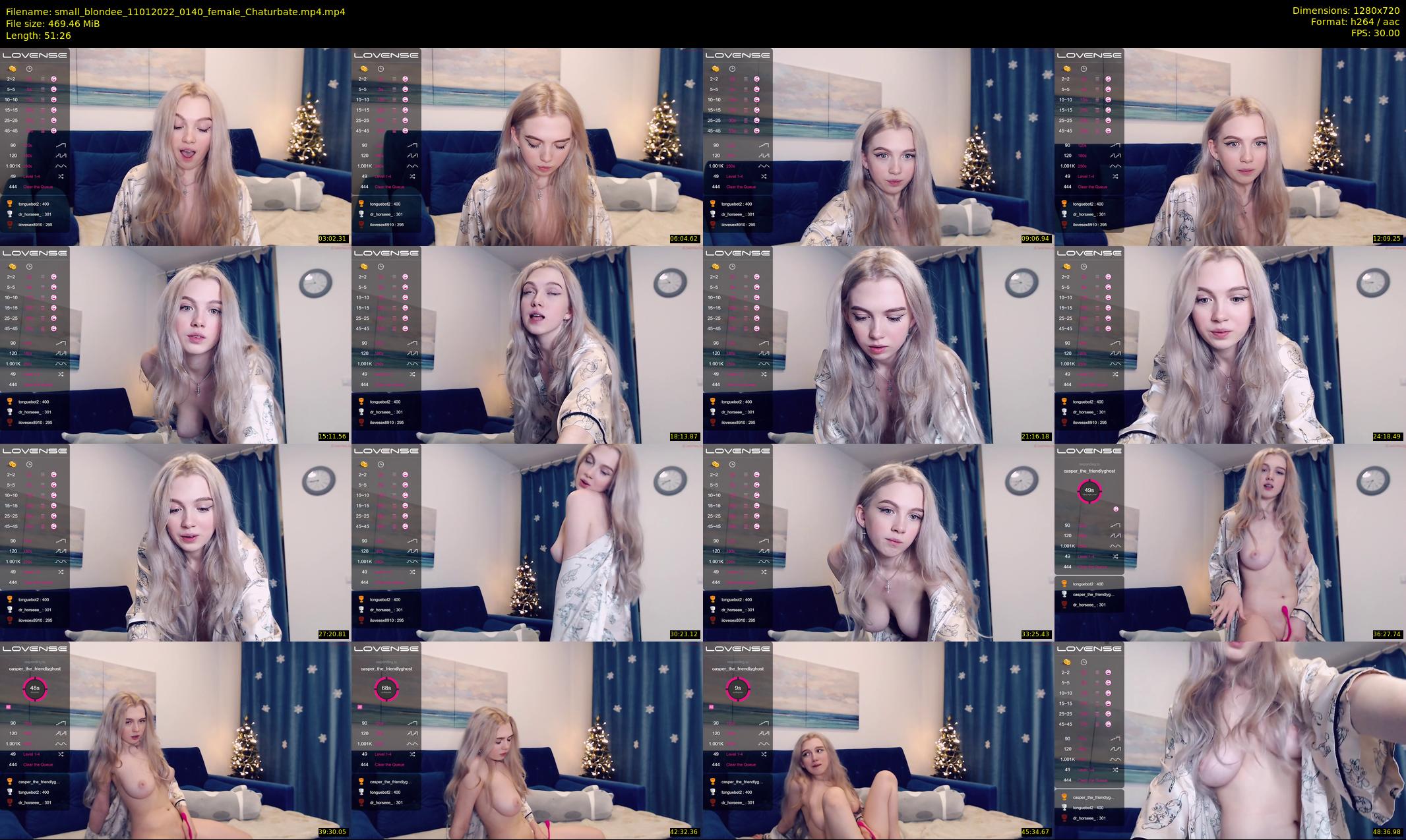 small_blondee — 52 minute Chaturbate female cam show recording, 720p, Jan 11, 2022