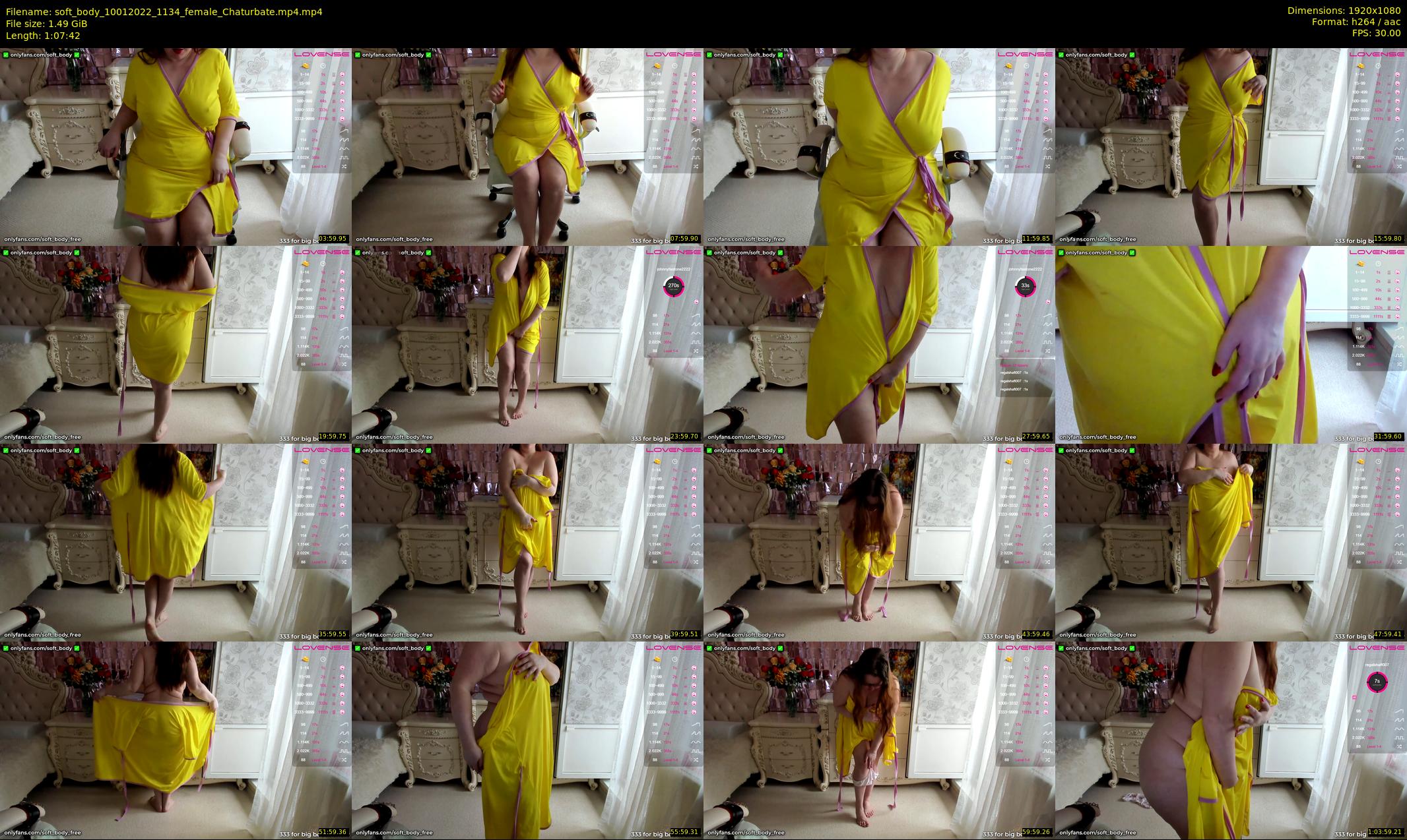 soft_body — 68 minute Chaturbate female cam show recording, 1080p, Jan 10, 2022