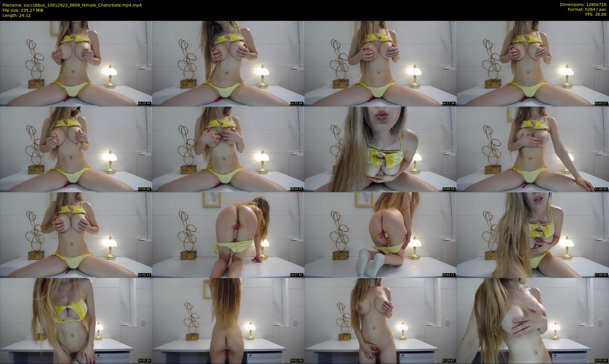 succubbus — 25 minute Chaturbate female cam show recording, 720p, Jan 10, 2022