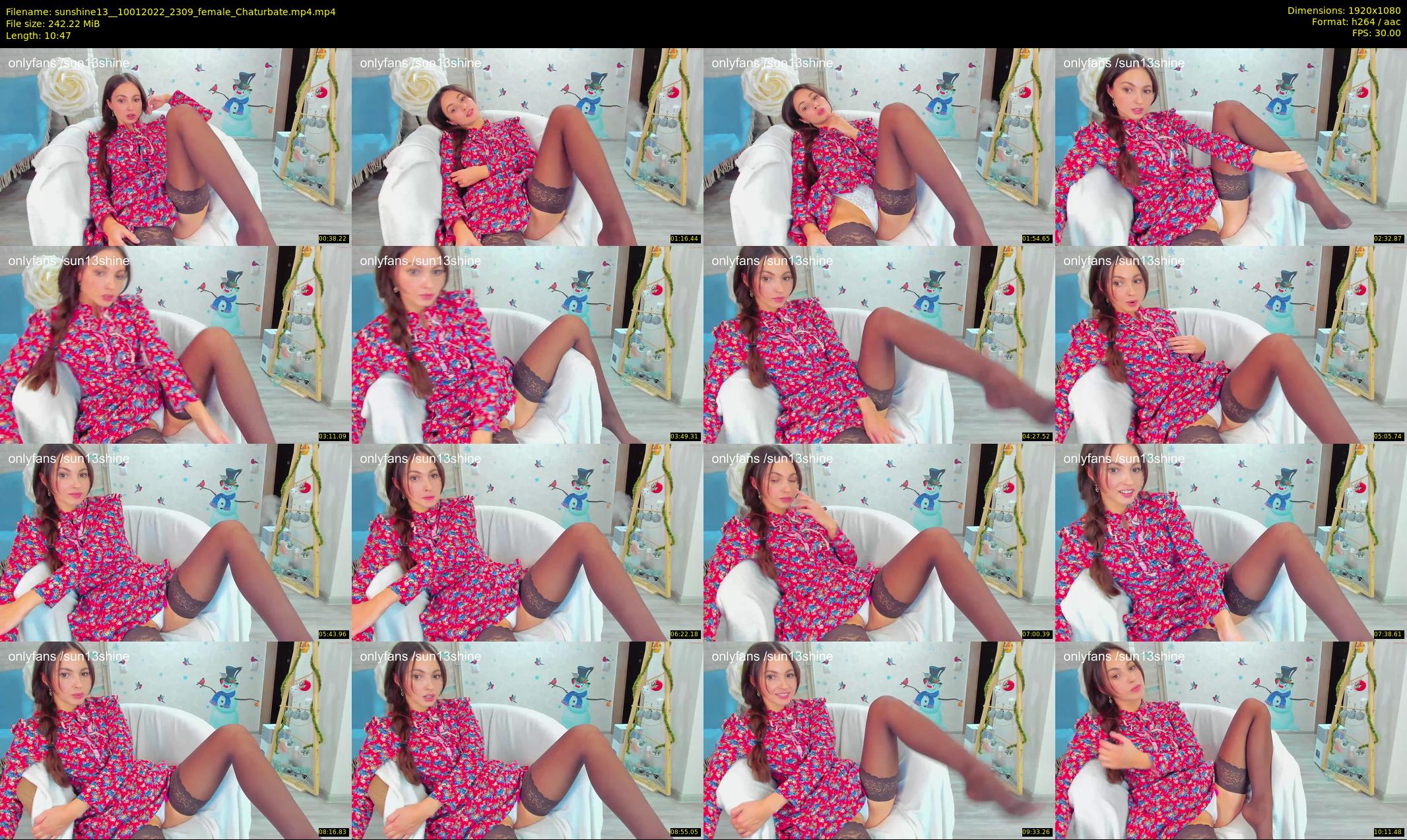 sunshine13_ — 11 minute Chaturbate female cam show recording, 1080p, Jan 10, 2022