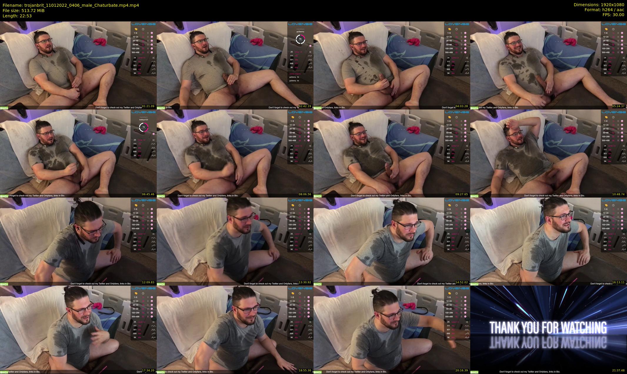 trojanbrit — 23 minute Chaturbate male cam show recording, 1080p, Jan 11, 2022