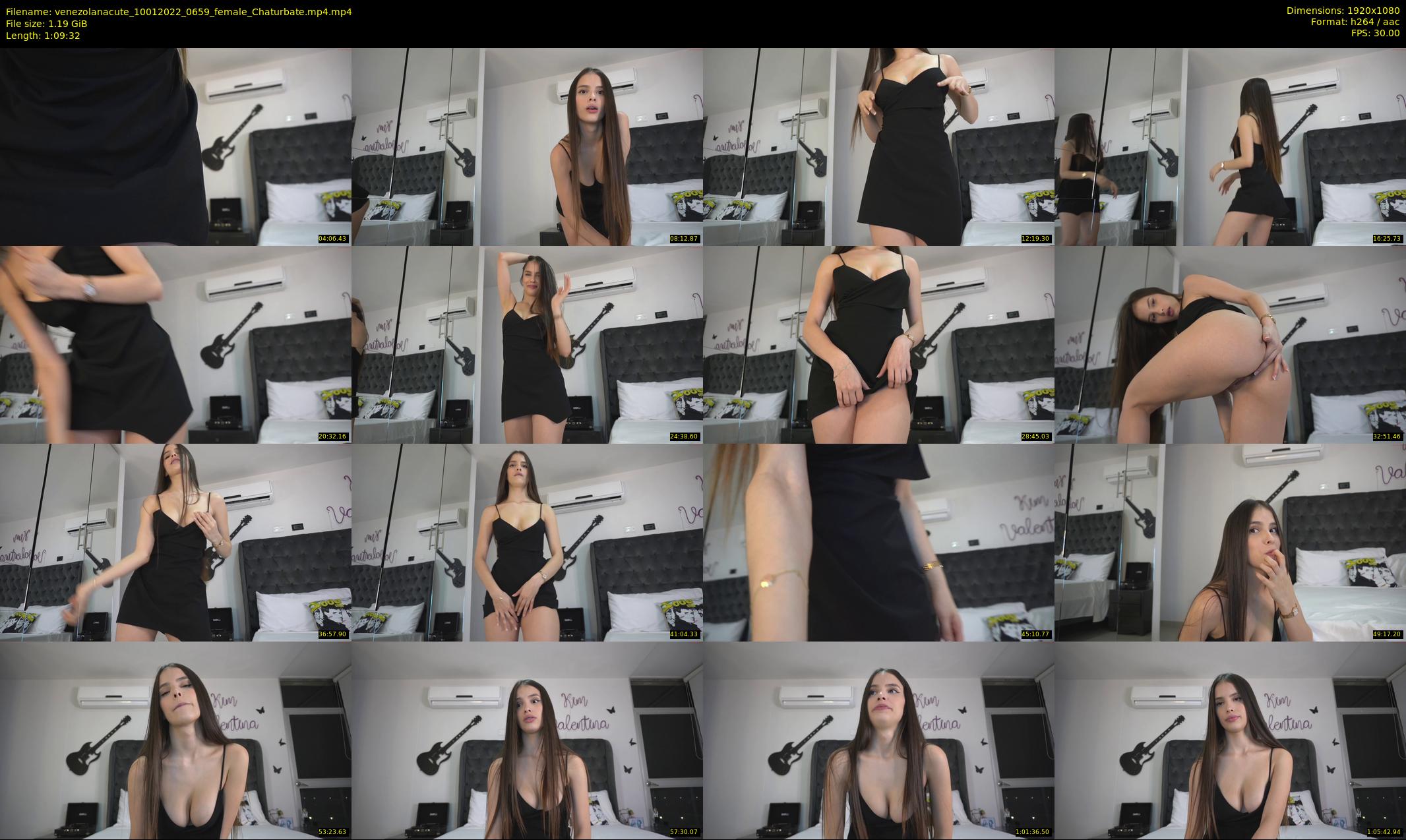 venezolanacute — 70 minute Chaturbate female cam show recording, 1080p, Jan 10, 2022