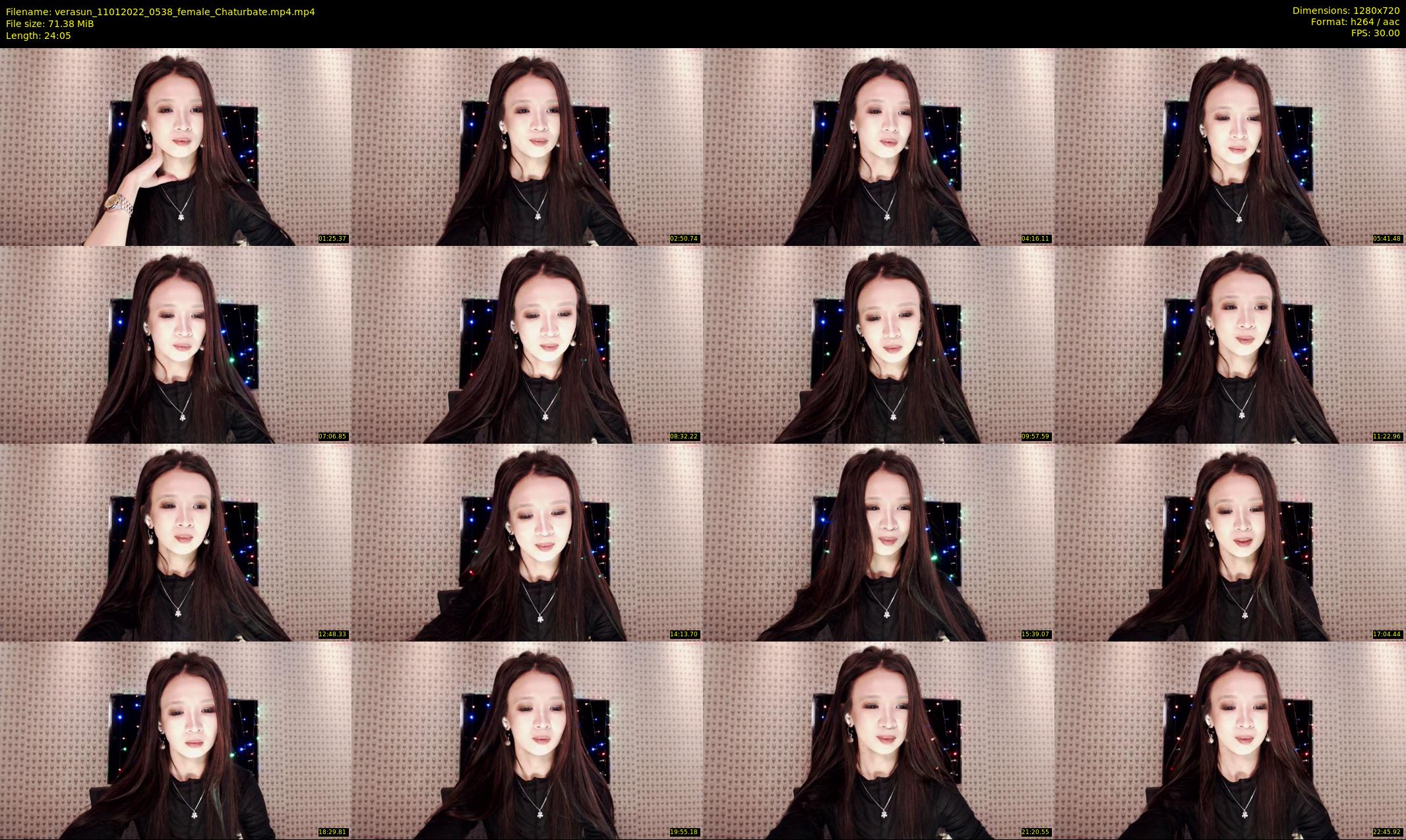 verasun — 25 minute Chaturbate female cam show recording, 720p, Jan 11, 2022