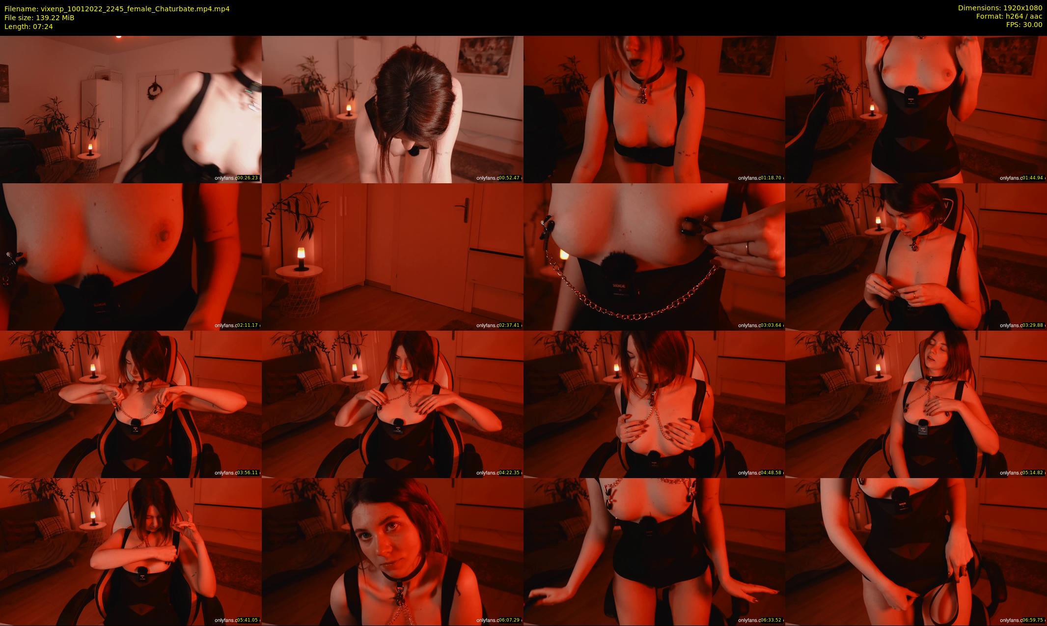 vixenp — 8 minute Chaturbate female cam show recording, 1080p, Jan 10, 2022