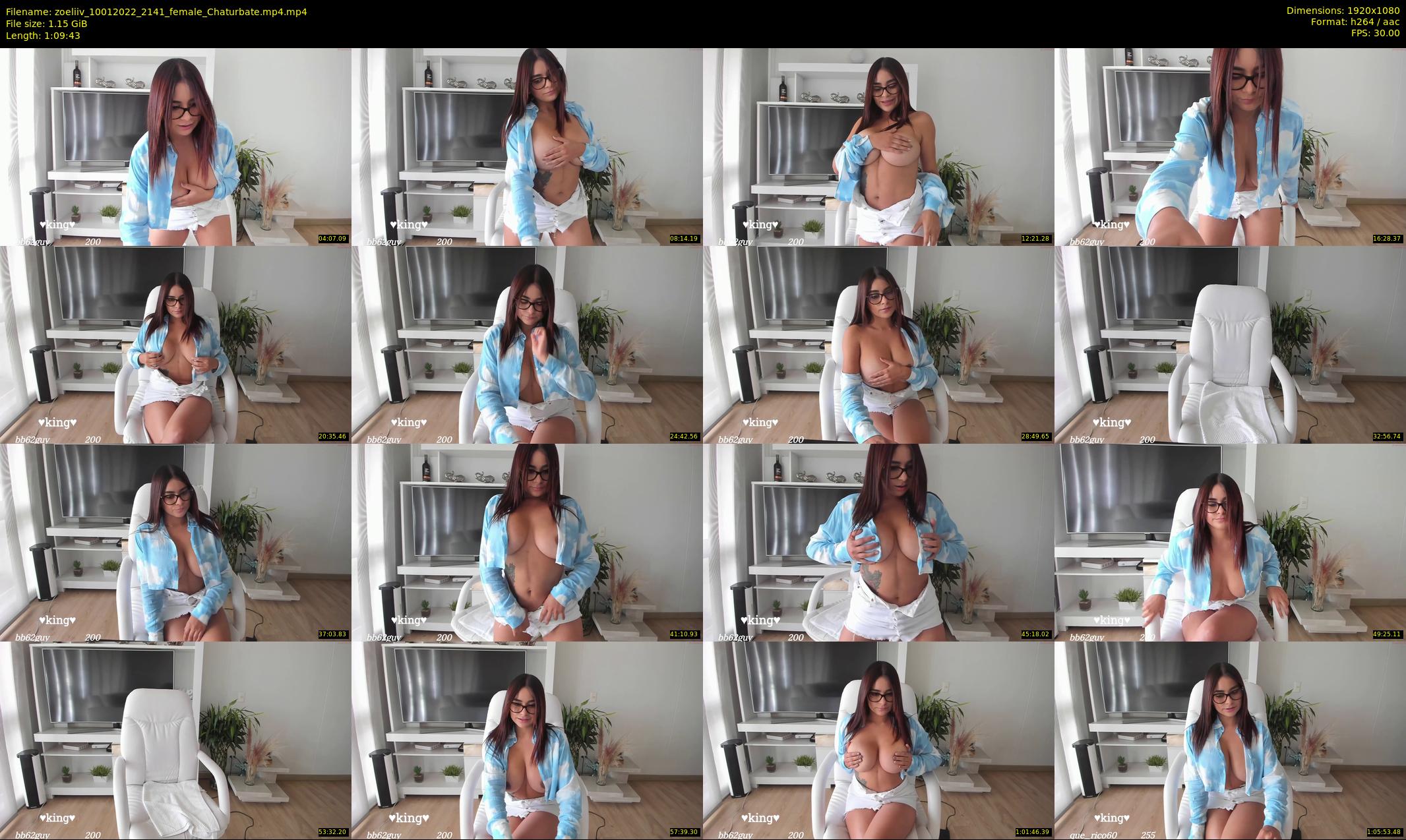 zoeliiv — 70 minute Chaturbate female cam show recording, 1080p, Jan 10, 2022
