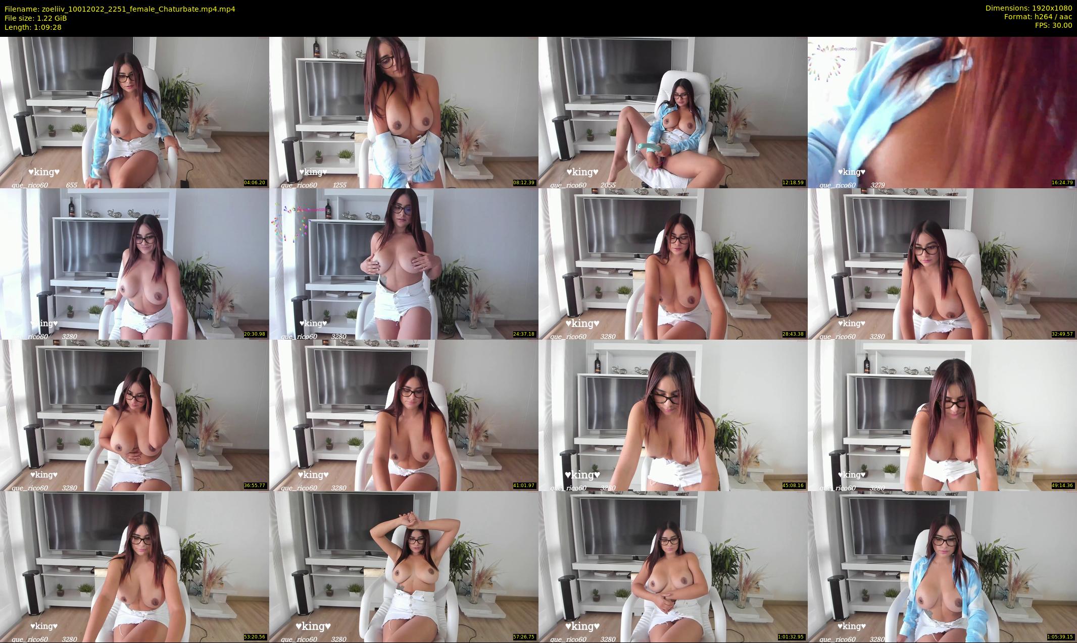 zoeliiv — 70 minute Chaturbate female cam show recording, 1080p, Jan 10, 2022