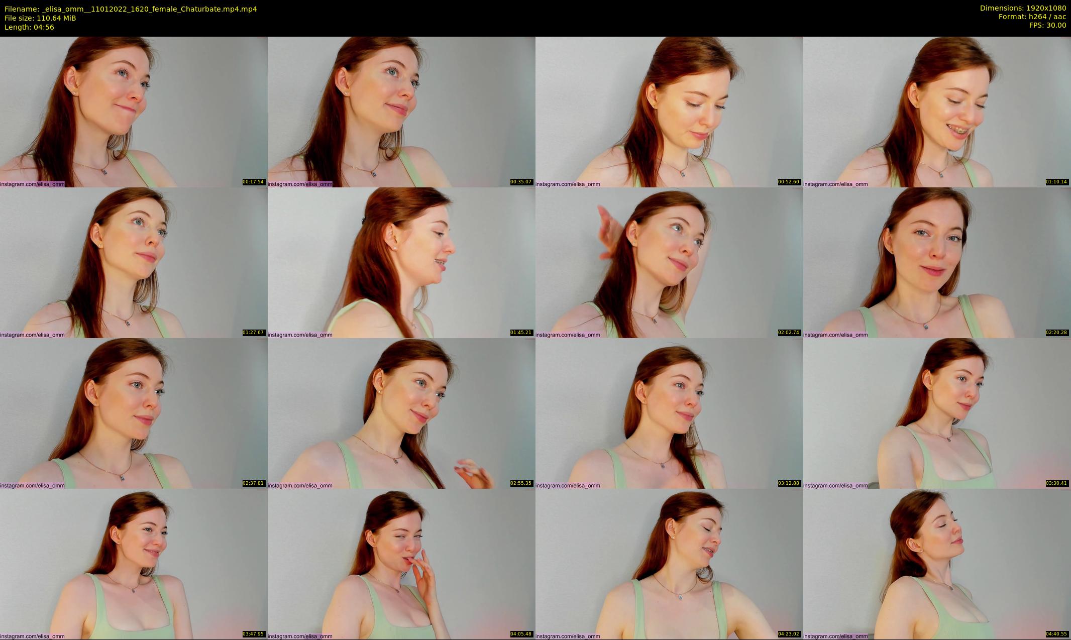 _elisa_omm_ — 5 minute Chaturbate female cam show recording, 1080p, Jan 11, 2022