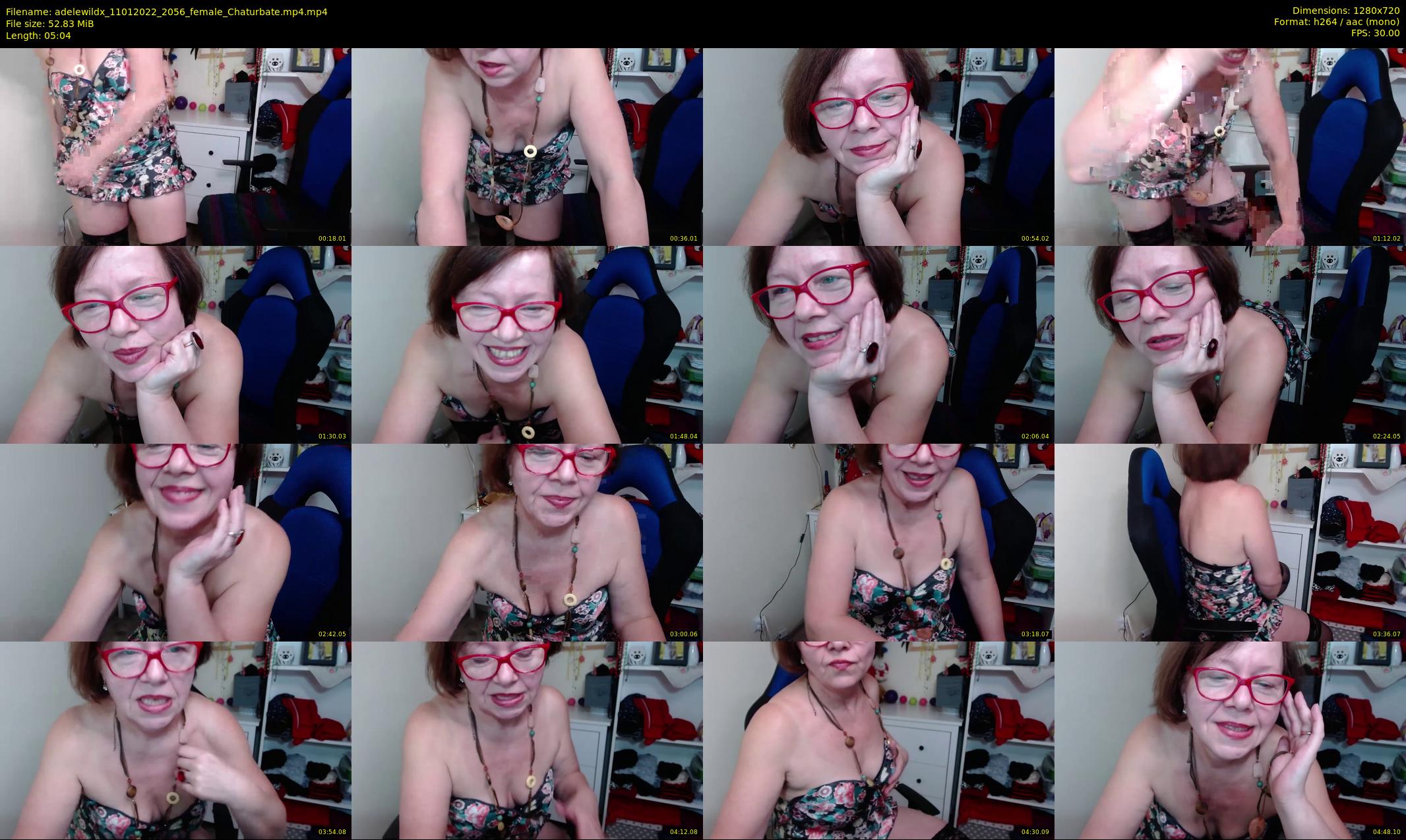 adelewildx — 6 minute Chaturbate female cam show recording, 720p, Jan 11, 2022