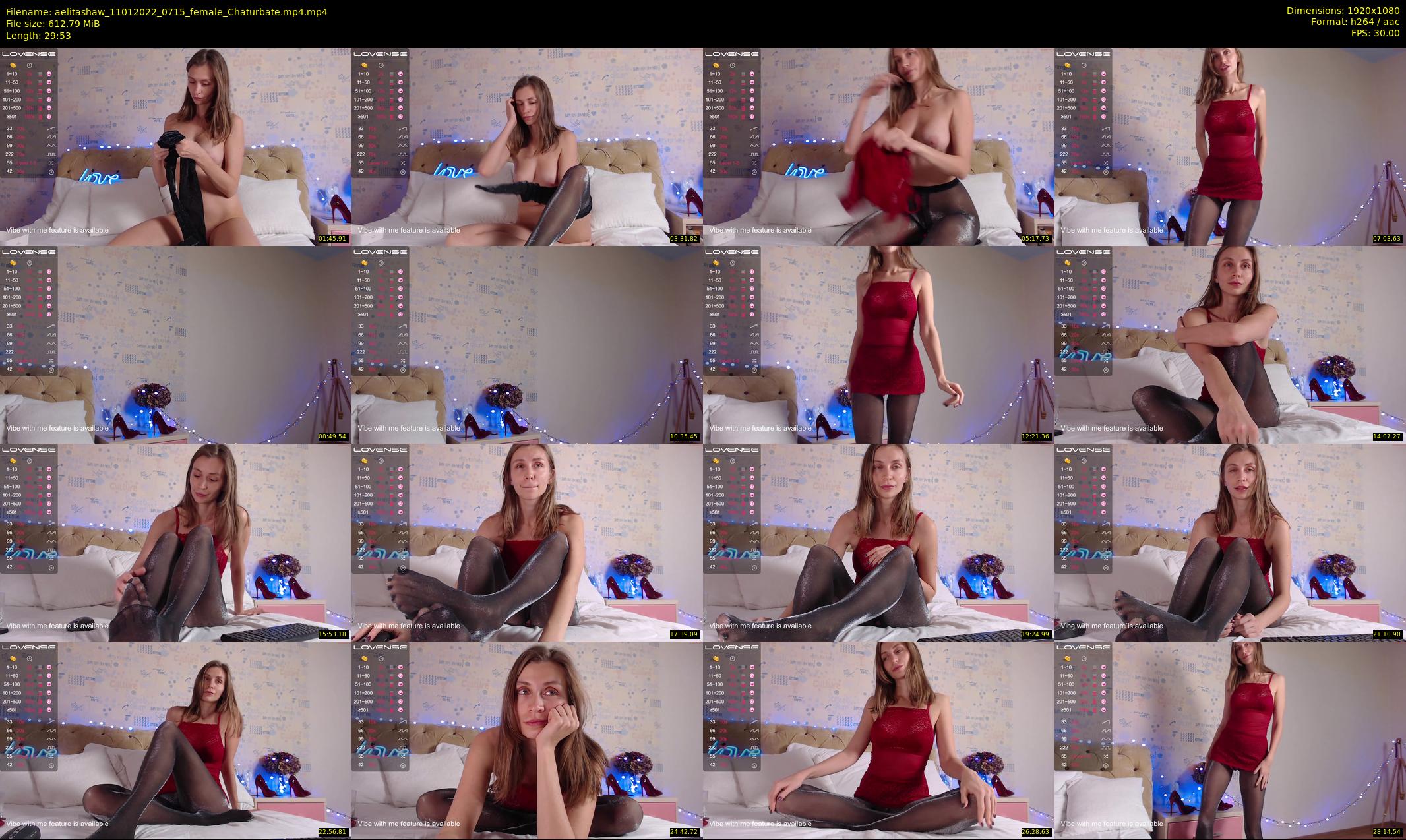 aelitashaw — 30 minute Chaturbate female cam show recording, 1080p, Jan 11, 2022