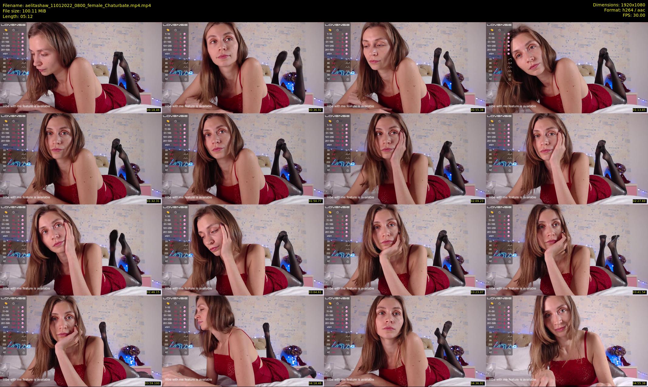 aelitashaw — 6 minute Chaturbate female cam show recording, 1080p, Jan 11, 2022