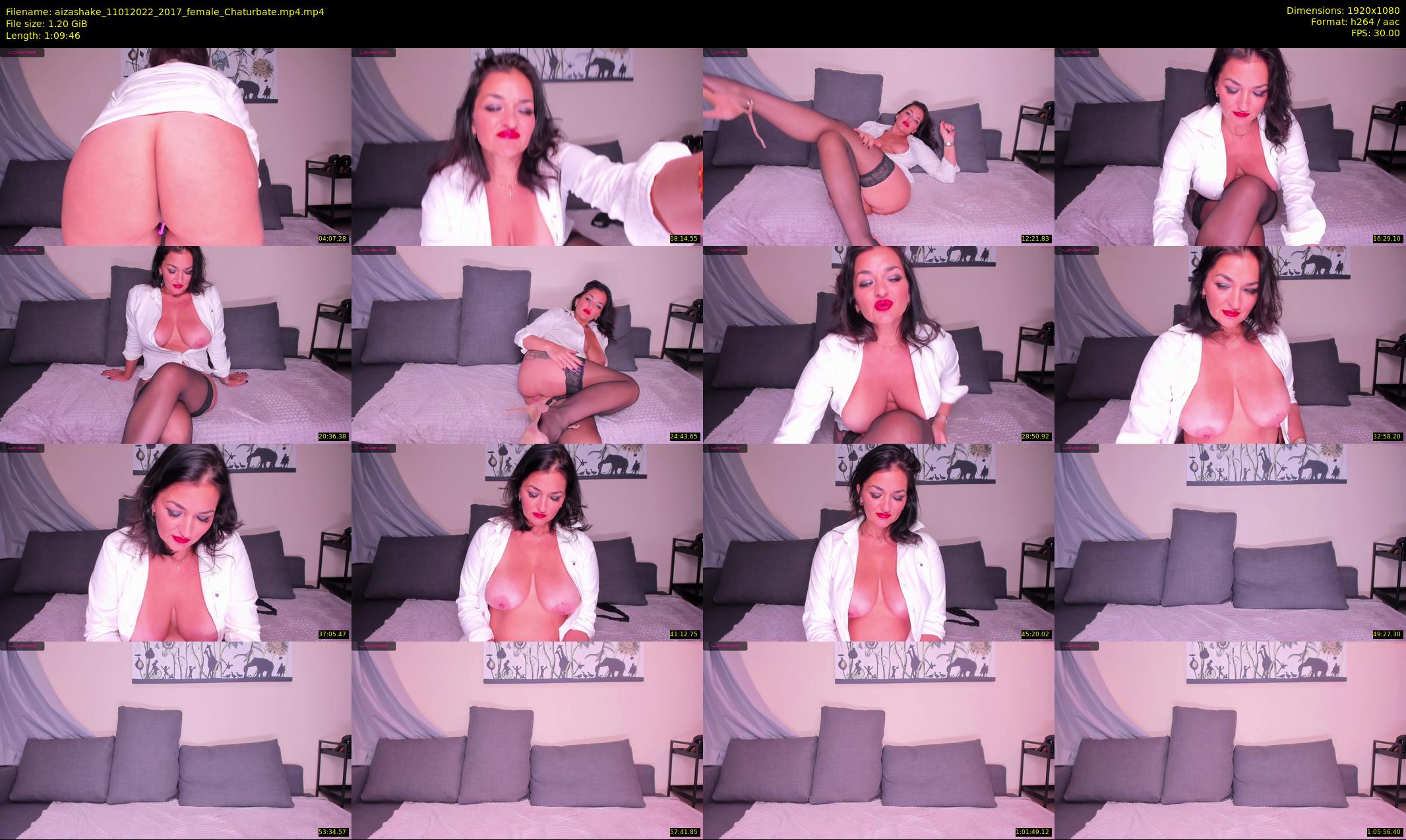 aizashake — 70 minute Chaturbate female cam show recording, 1080p, Jan 11, 2022