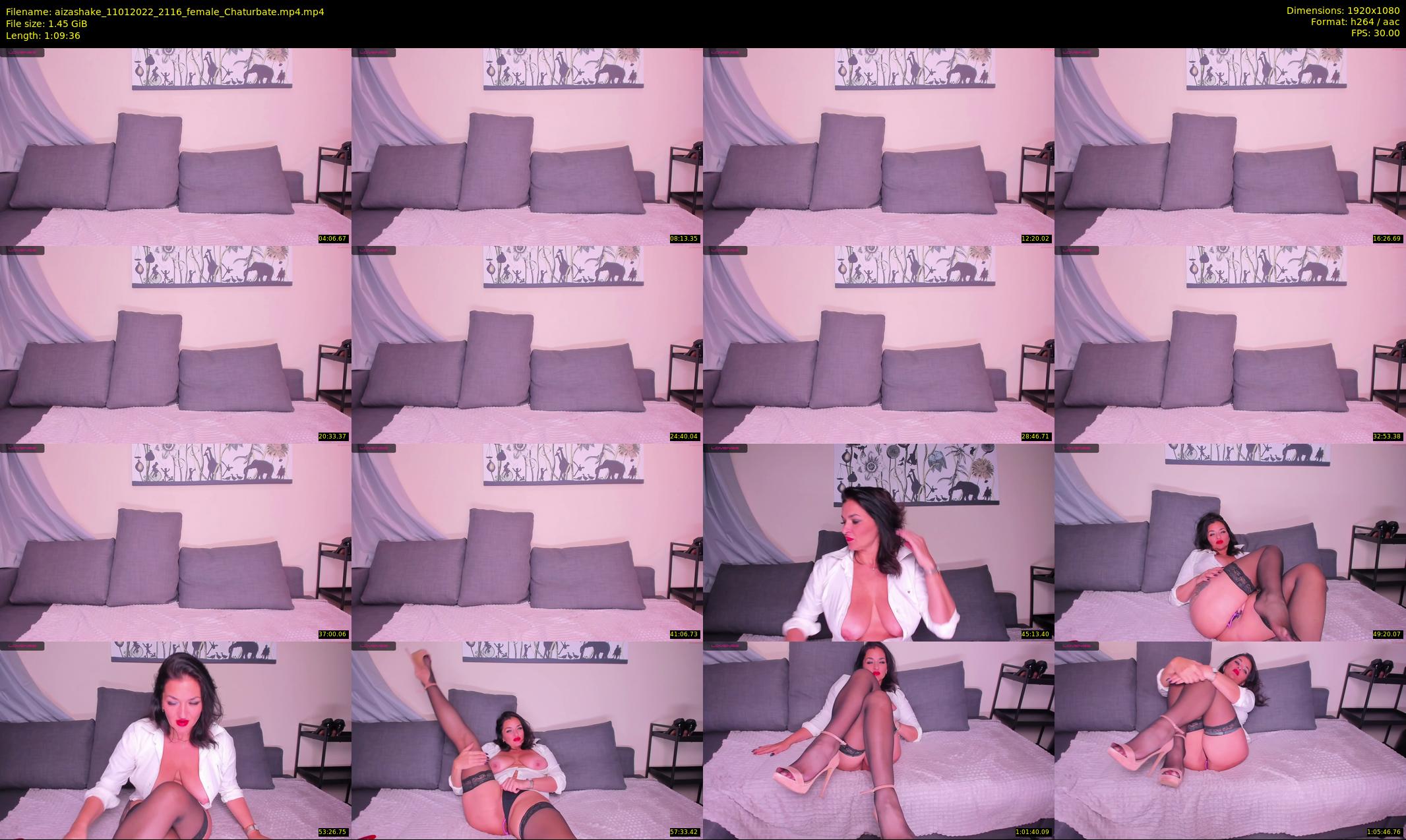 aizashake — 70 minute Chaturbate female cam show recording, 1080p, Jan 11, 2022