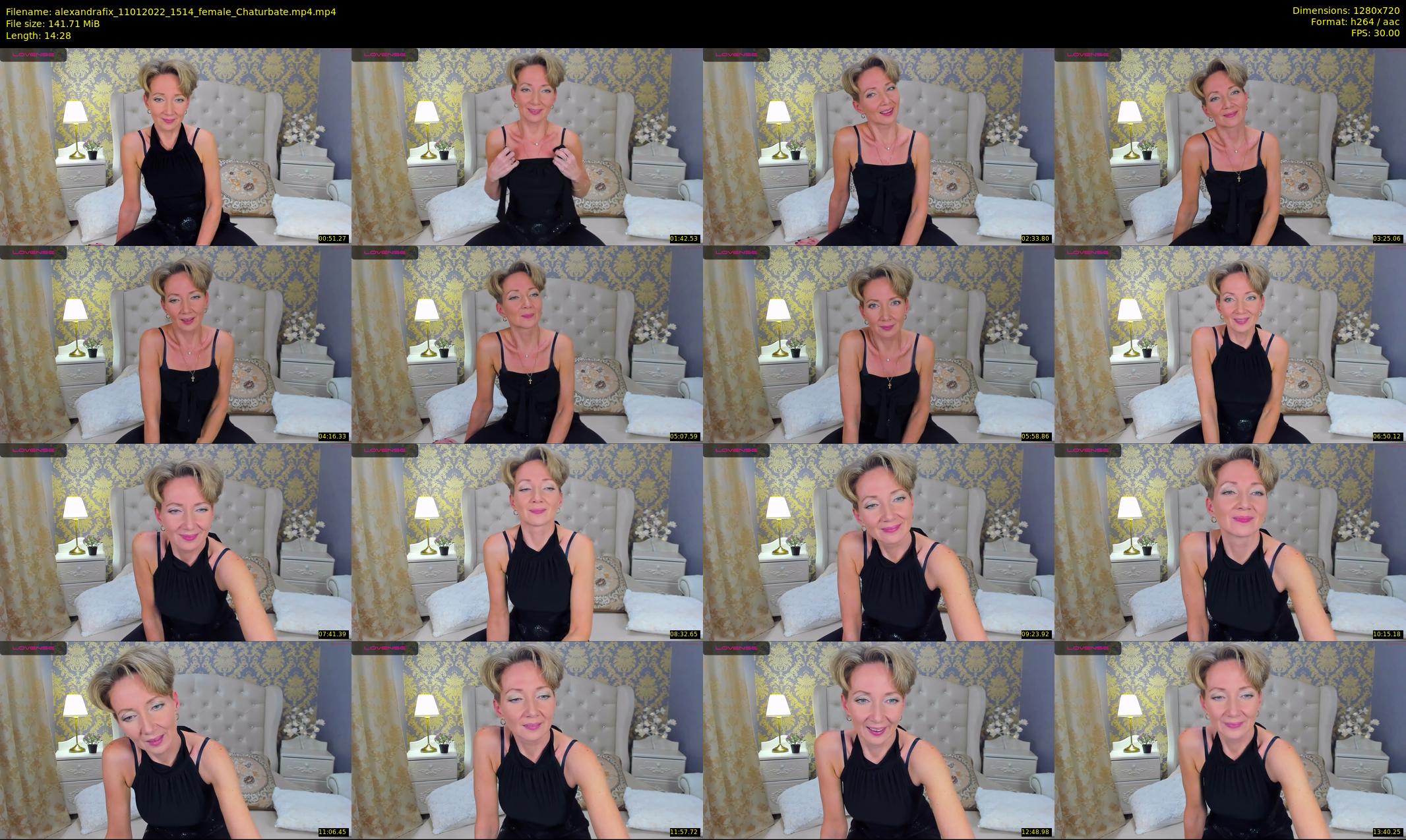 alexandrafix — 15 minute Chaturbate female cam show recording, 720p, Jan 11, 2022