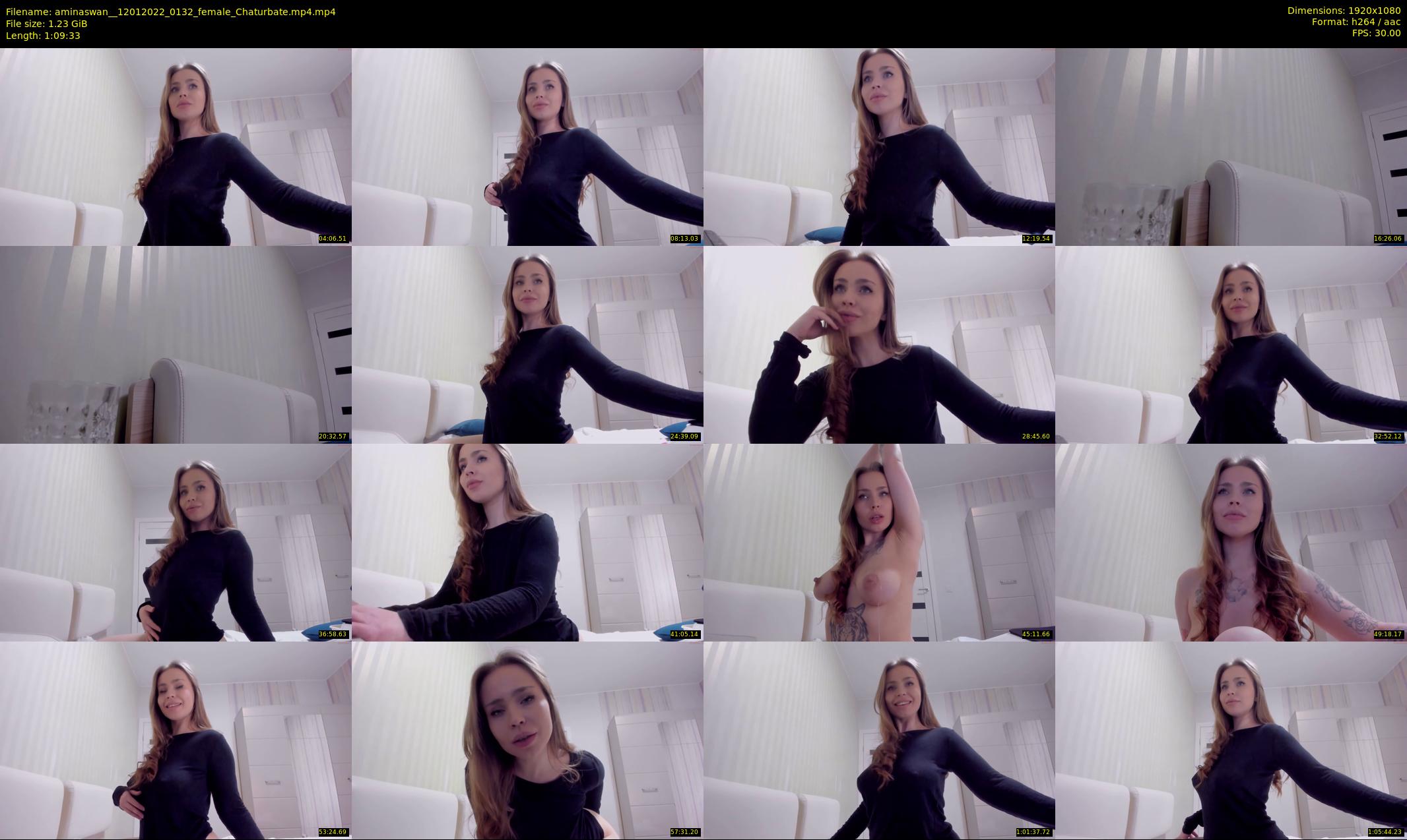aminaswan_ — 70 minute Chaturbate female cam show recording, 1080p, Jan 12, 2022