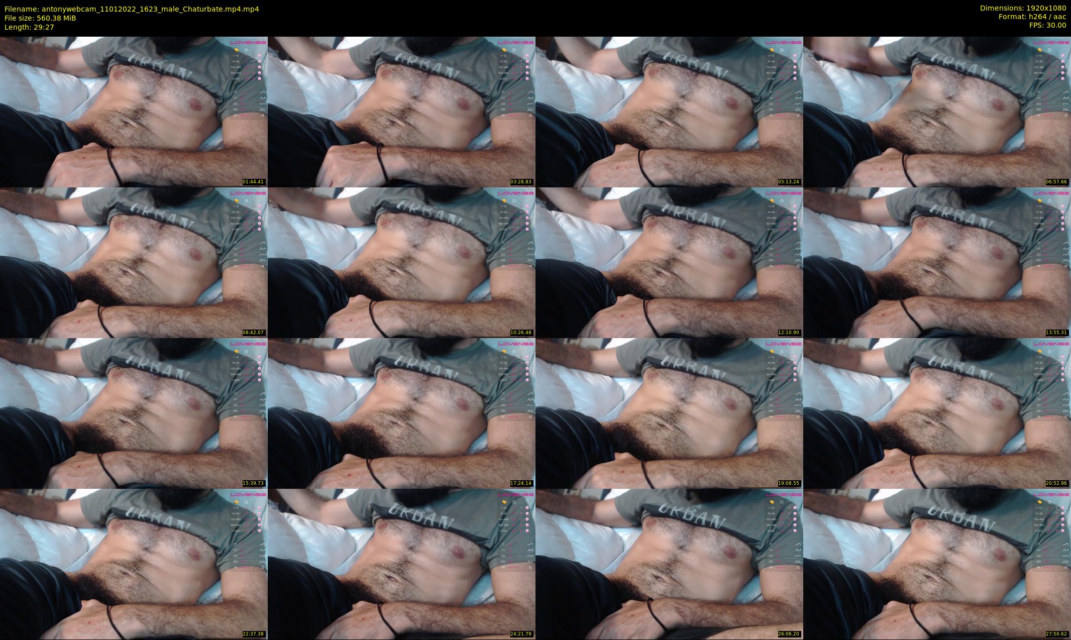antonywebcam — 30 minute Chaturbate male cam show recording, 1080p, Jan 11, 2022