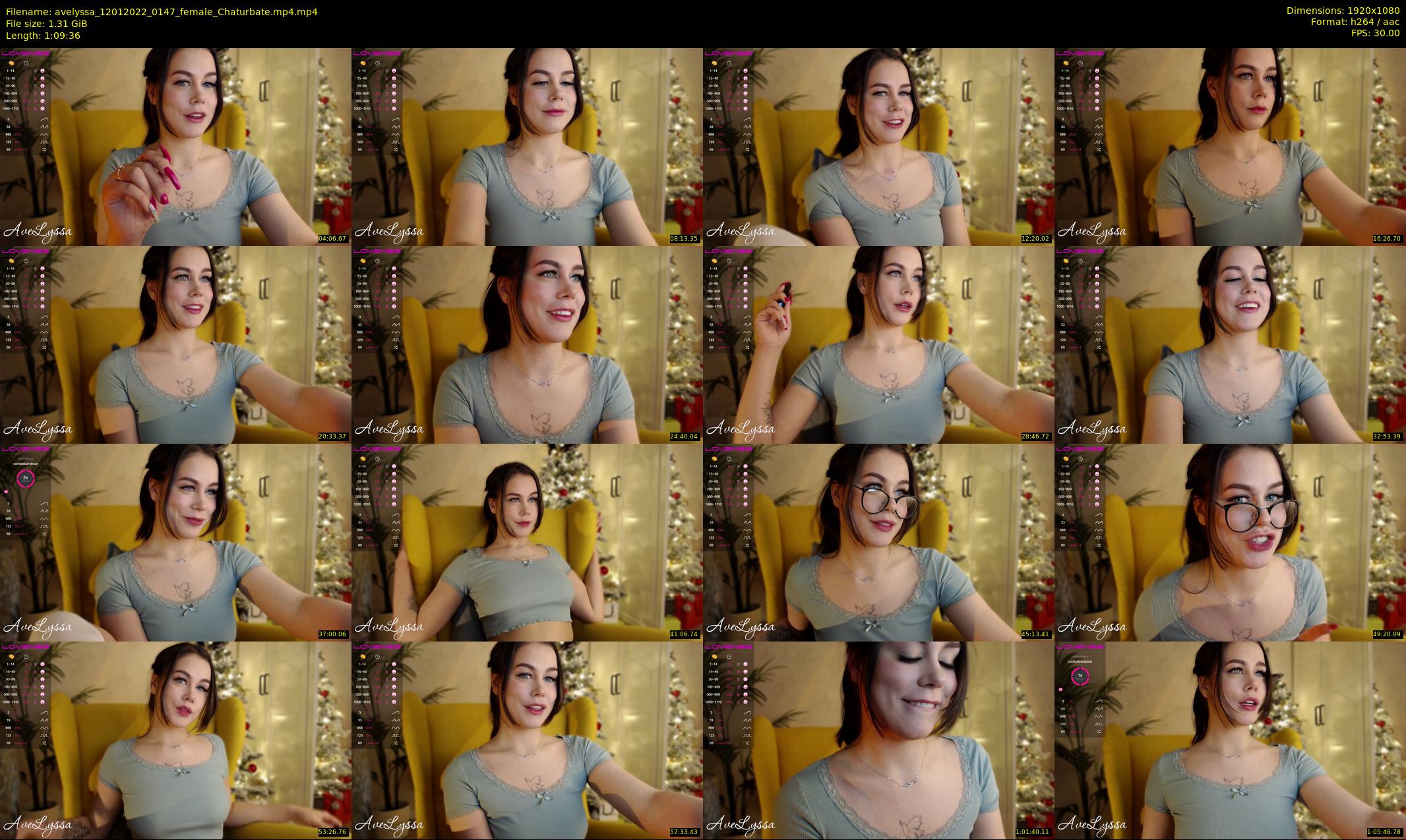 avelyssa — 70 minute Chaturbate female cam show recording, 1080p, Jan 12, 2022