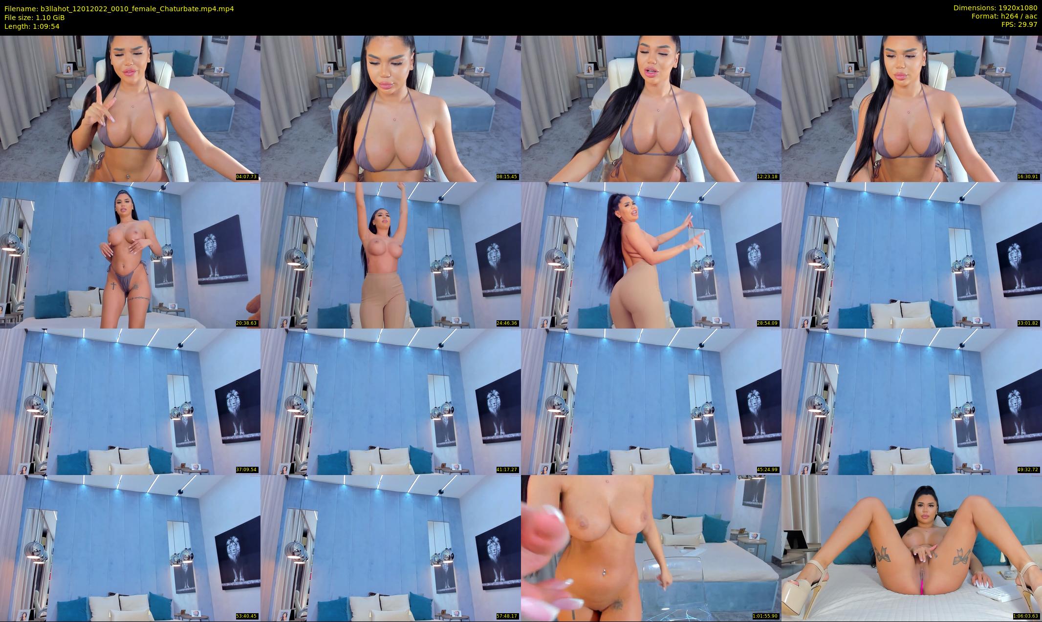 b3llahot — 70 minute Chaturbate female cam show recording, 1080p, Jan 12, 2022