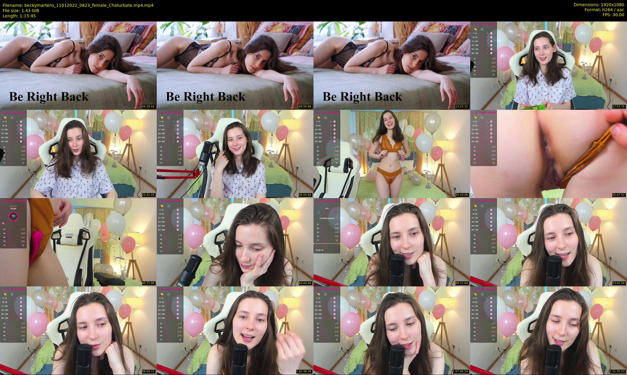 beckymartens — 76 minute Chaturbate female cam show recording, 1080p, Jan 11, 2022