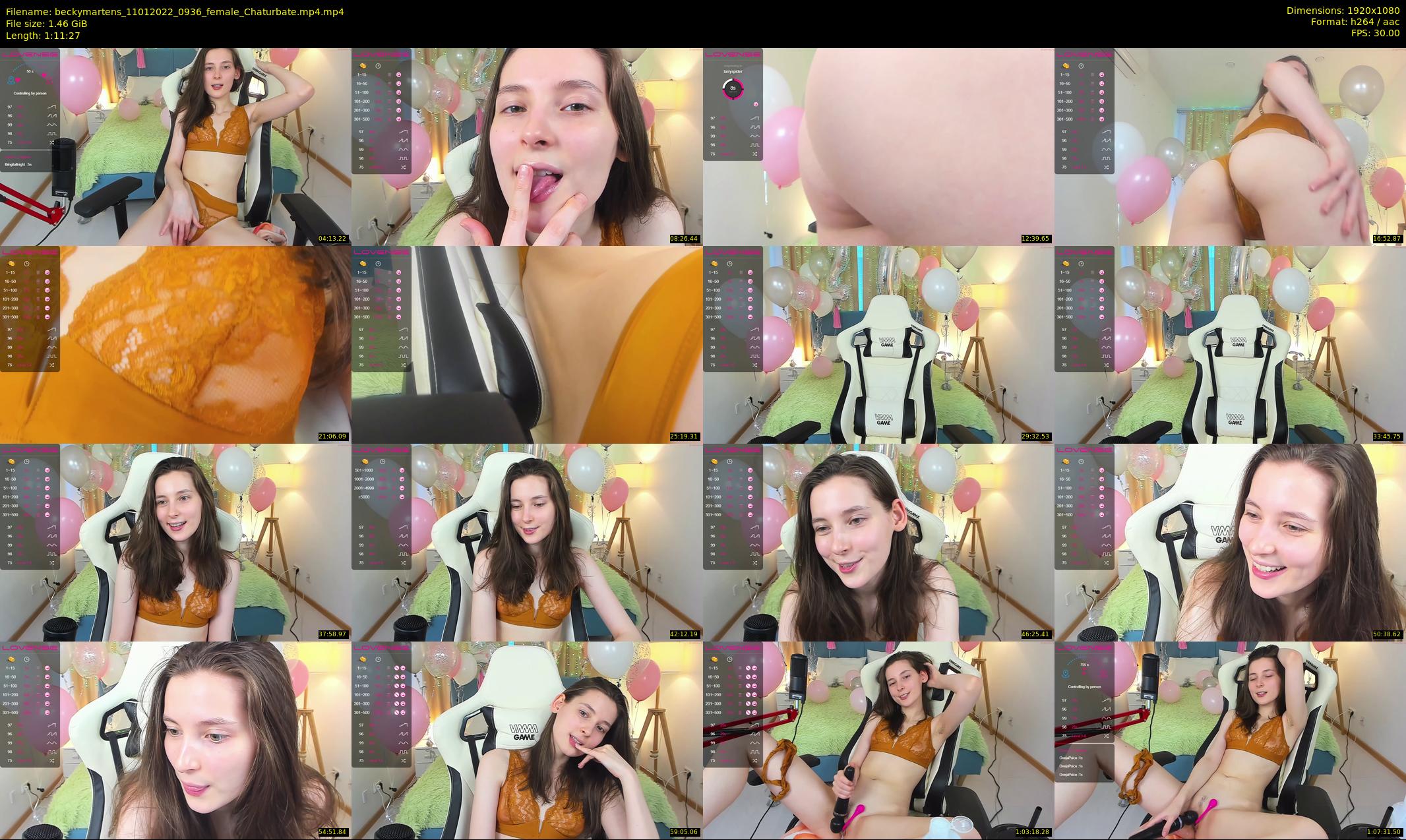 beckymartens — 72 minute Chaturbate female cam show recording, 1080p, Jan 11, 2022