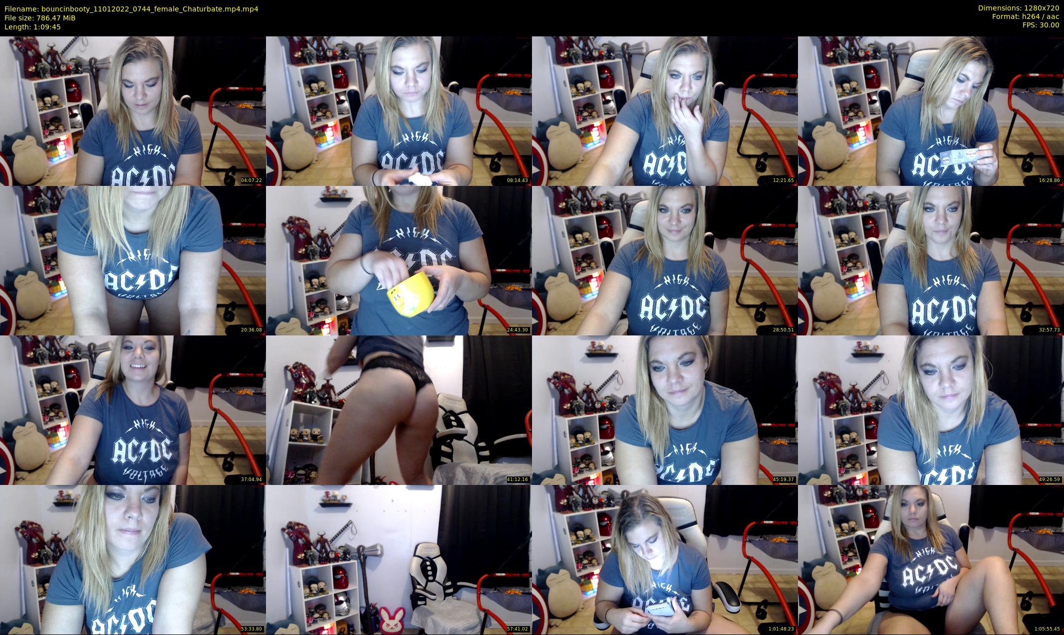 bouncinbooty — 70 minute Chaturbate female cam show recording, 720p, Jan 11, 2022