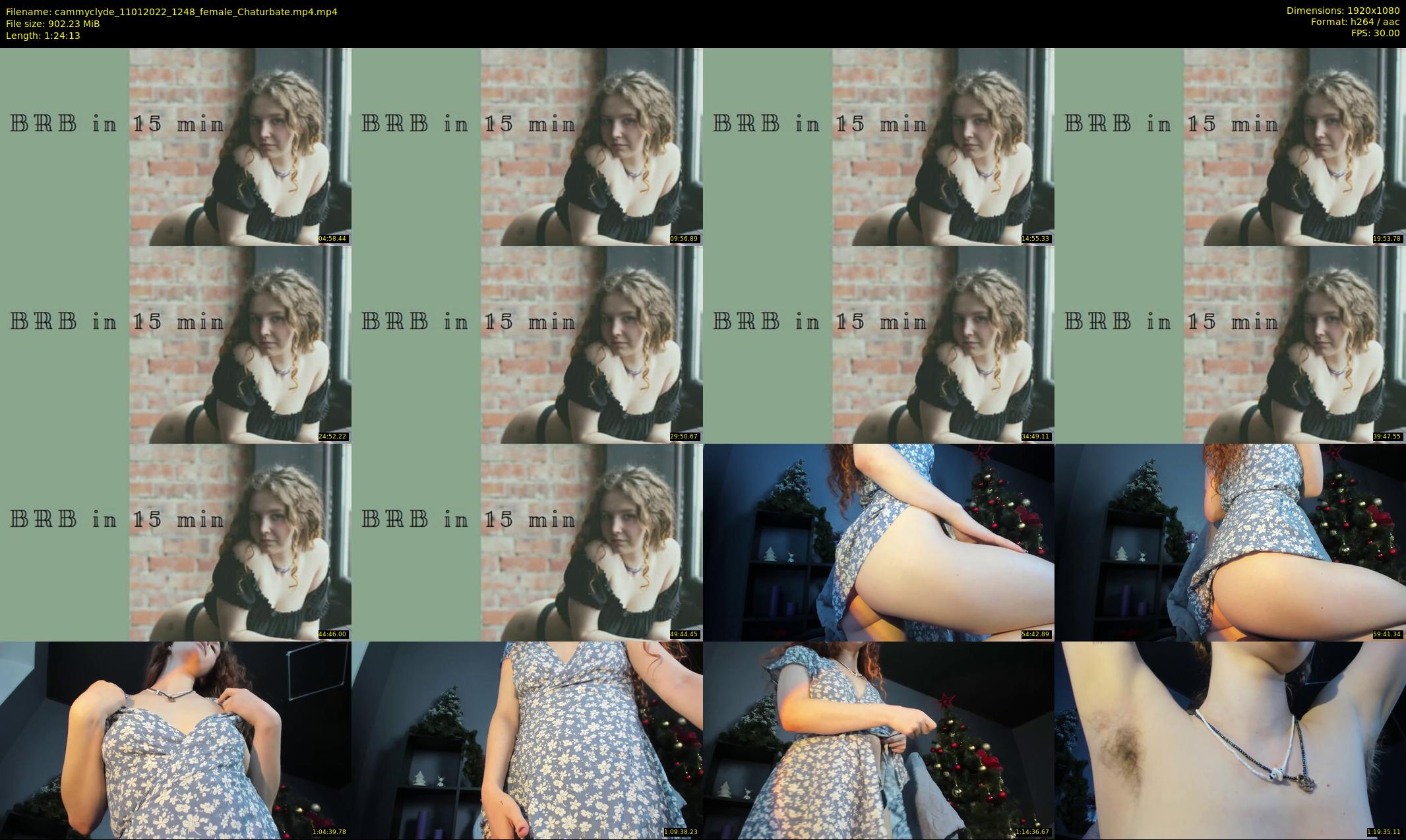 cammyclyde — 85 minute Chaturbate female cam show recording, 1080p, Jan 11, 2022
