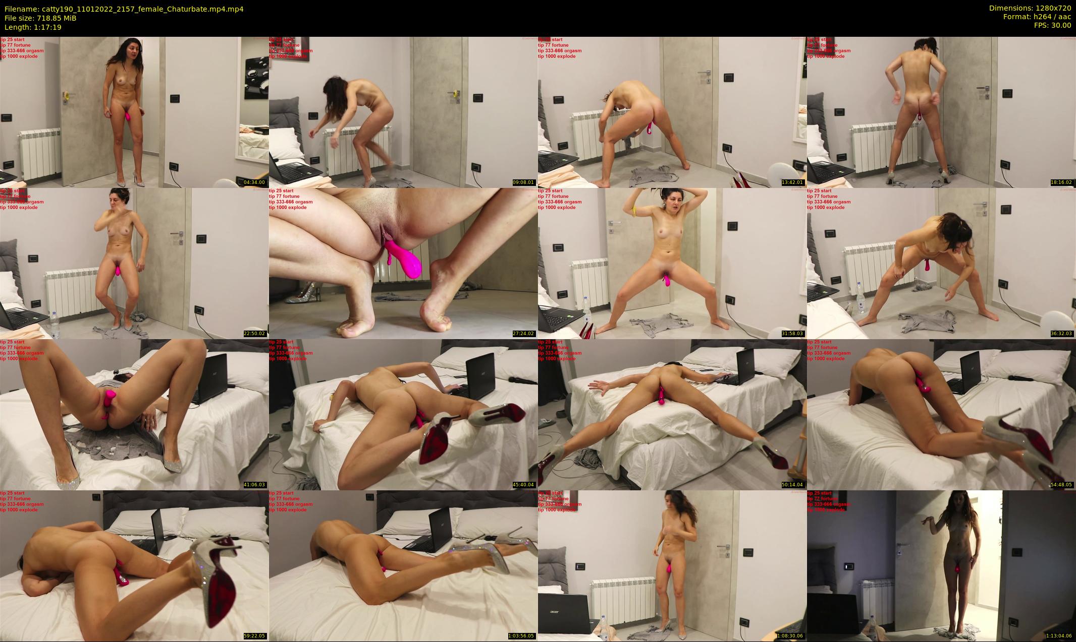 catty190 — 78 minute Chaturbate female cam show recording, 720p, Jan 11, 2022