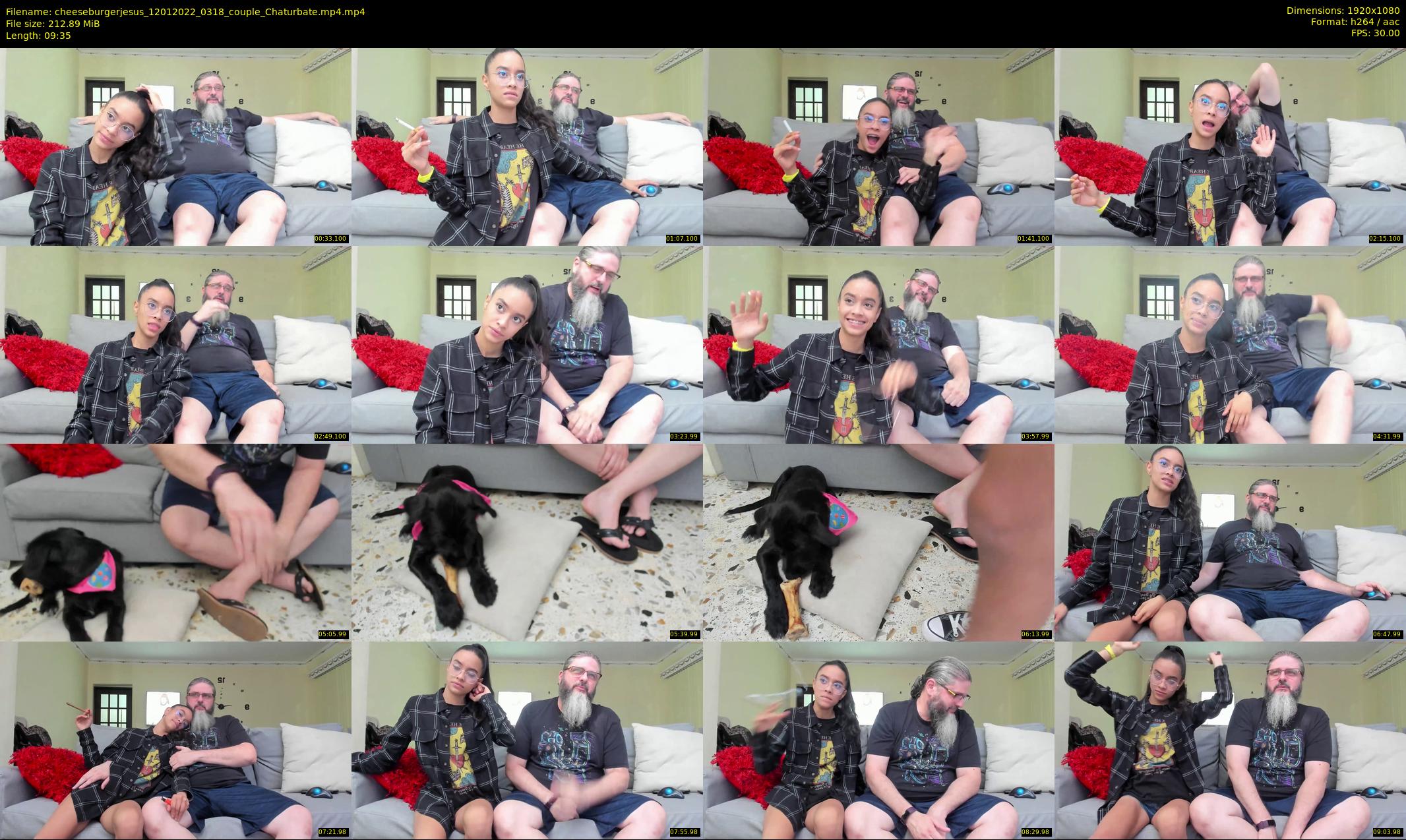 cheeseburgerjesus — 10 minute Chaturbate couple cam show recording, 1080p, Jan 12, 2022