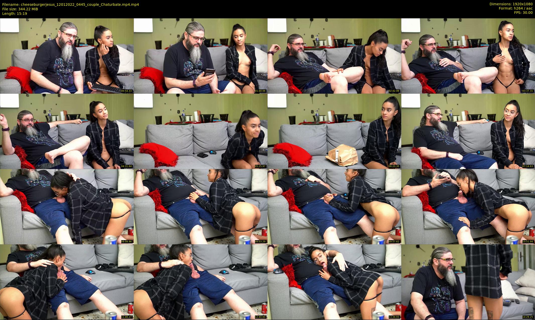 cheeseburgerjesus — 16 minute Chaturbate couple cam show recording, 1080p, Jan 12, 2022