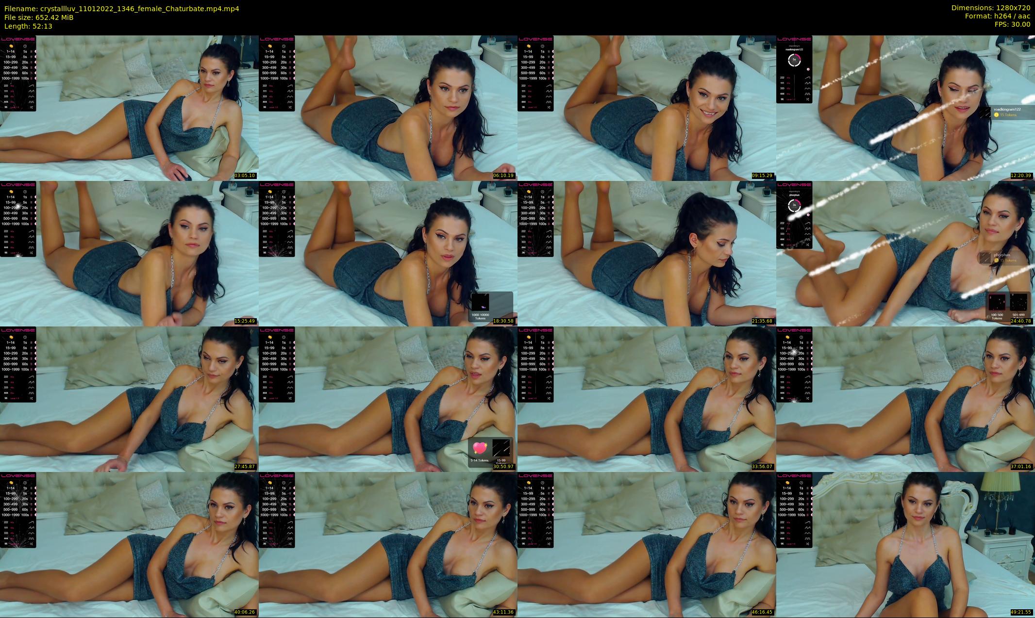 crystallluv — 53 minute Chaturbate female cam show recording, 720p, Jan 11, 2022