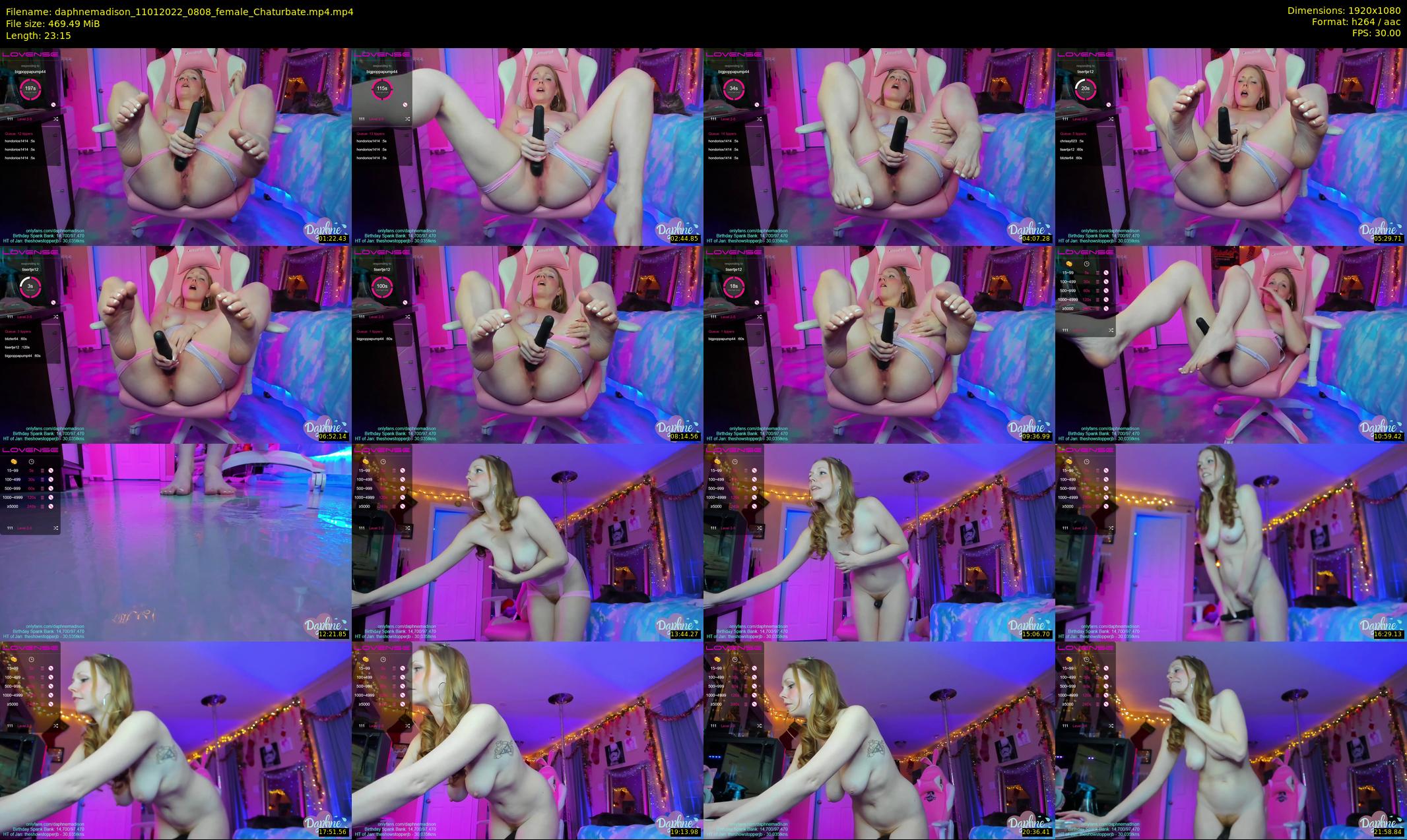 daphnemadison — 24 minute Chaturbate couple cam show recording, 1080p, Jan 11, 2022