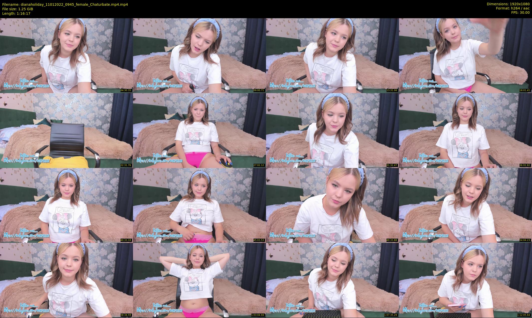 dianaholiday — 77 minute Chaturbate female cam show recording, 1080p, Jan 11, 2022