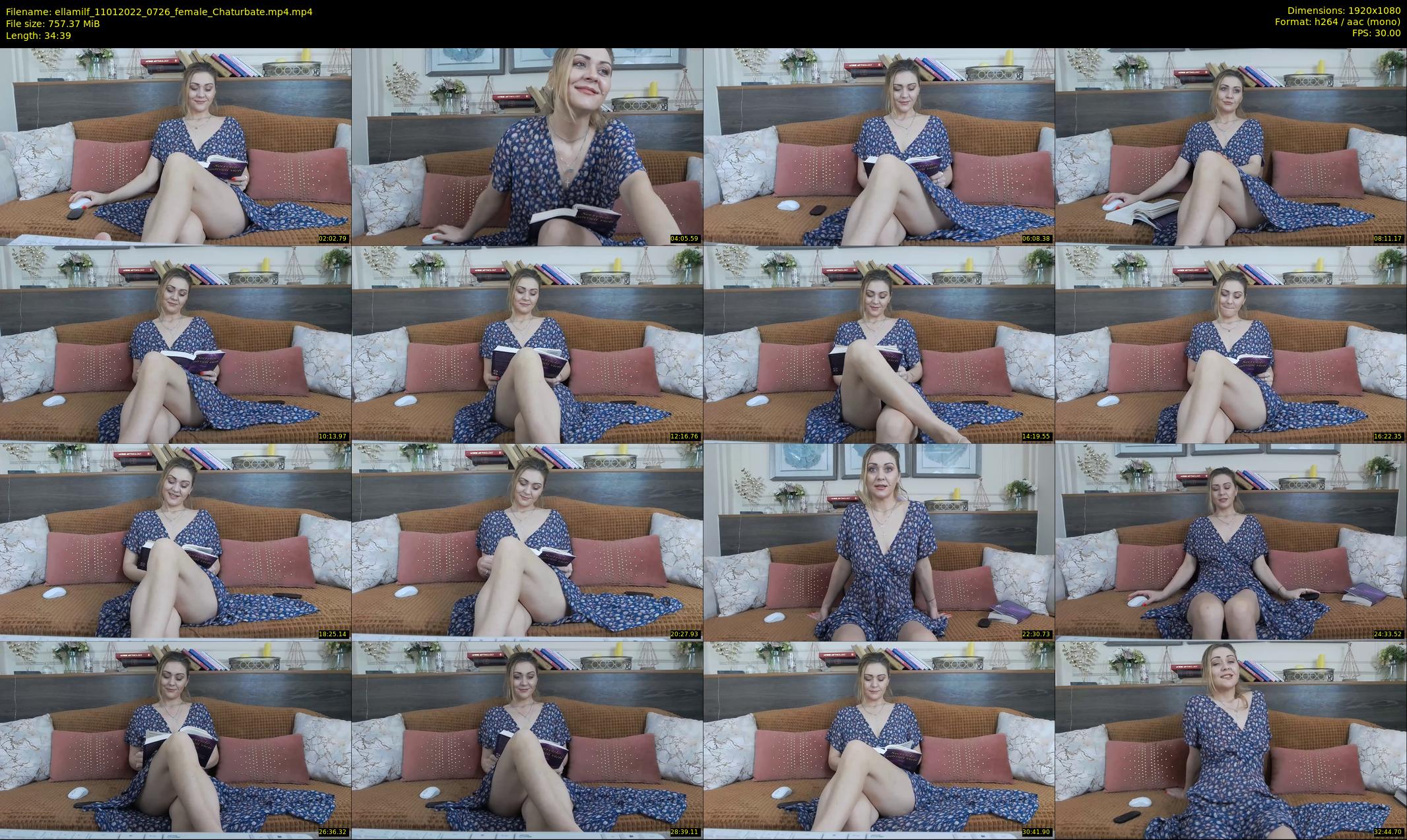 ellamilf — 35 minute Chaturbate female cam show recording, 1080p, Jan 11, 2022