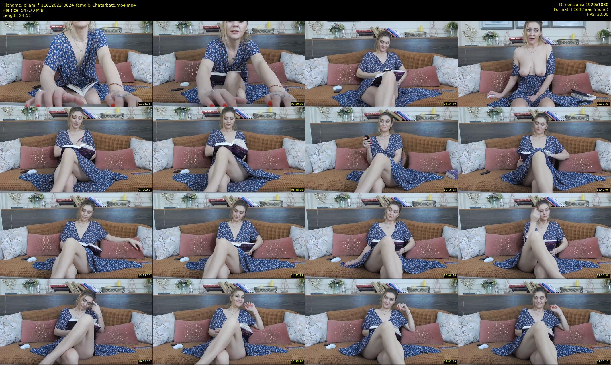 ellamilf — 25 minute Chaturbate female cam show recording, 1080p, Jan 11, 2022