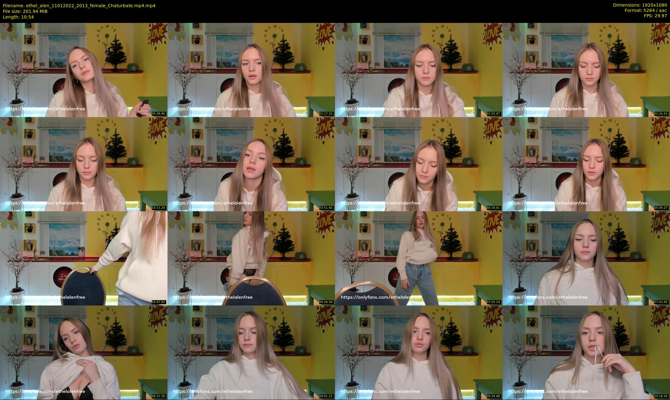 ethel_alen — 11 minute Chaturbate female cam show recording, 1080p, Jan 11, 2022