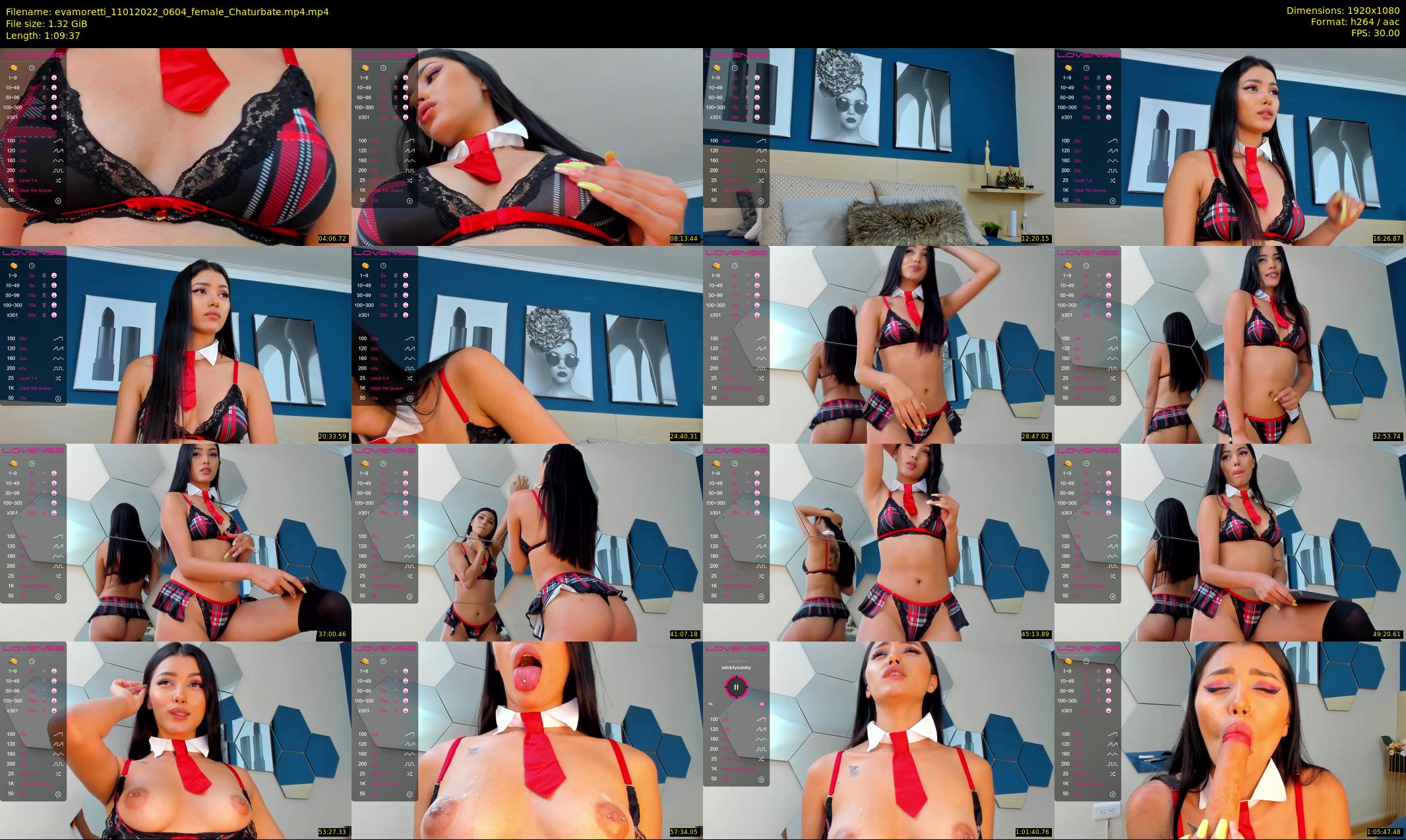 evamoretti — 70 minute Chaturbate female cam show recording, 1080p, Jan 11, 2022