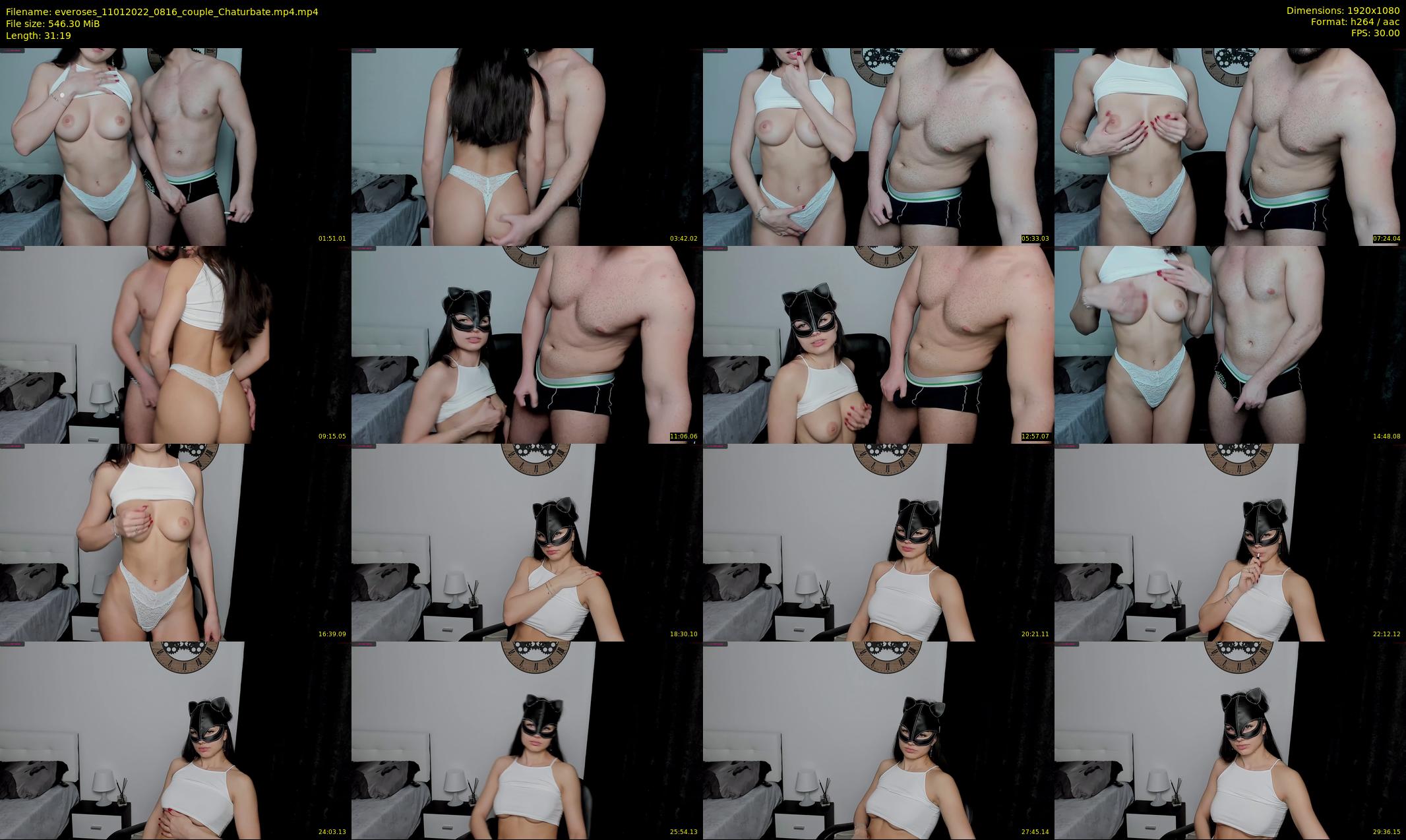 everoses — 32 minute Chaturbate couple cam show recording, 1080p, Jan 11, 2022