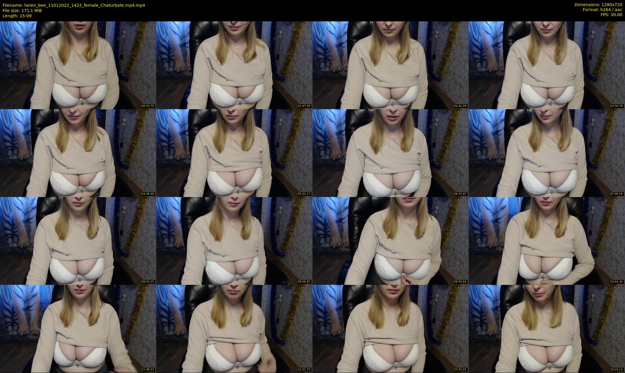 helen_bee — 16 minute Chaturbate female cam show recording, 720p, Jan 11, 2022