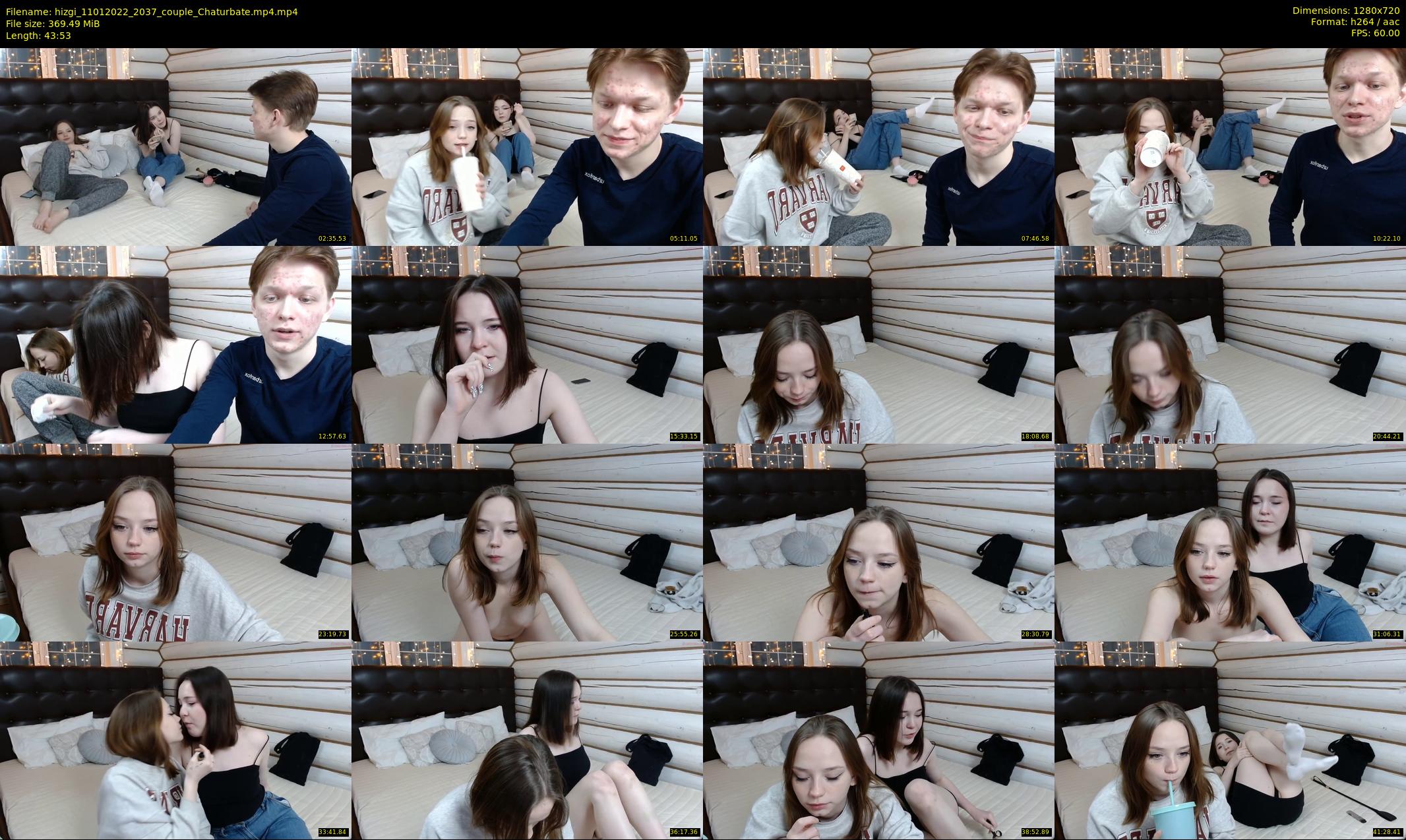 hizgi — 44 minute Chaturbate couple cam show recording, 720p, Jan 11, 2022