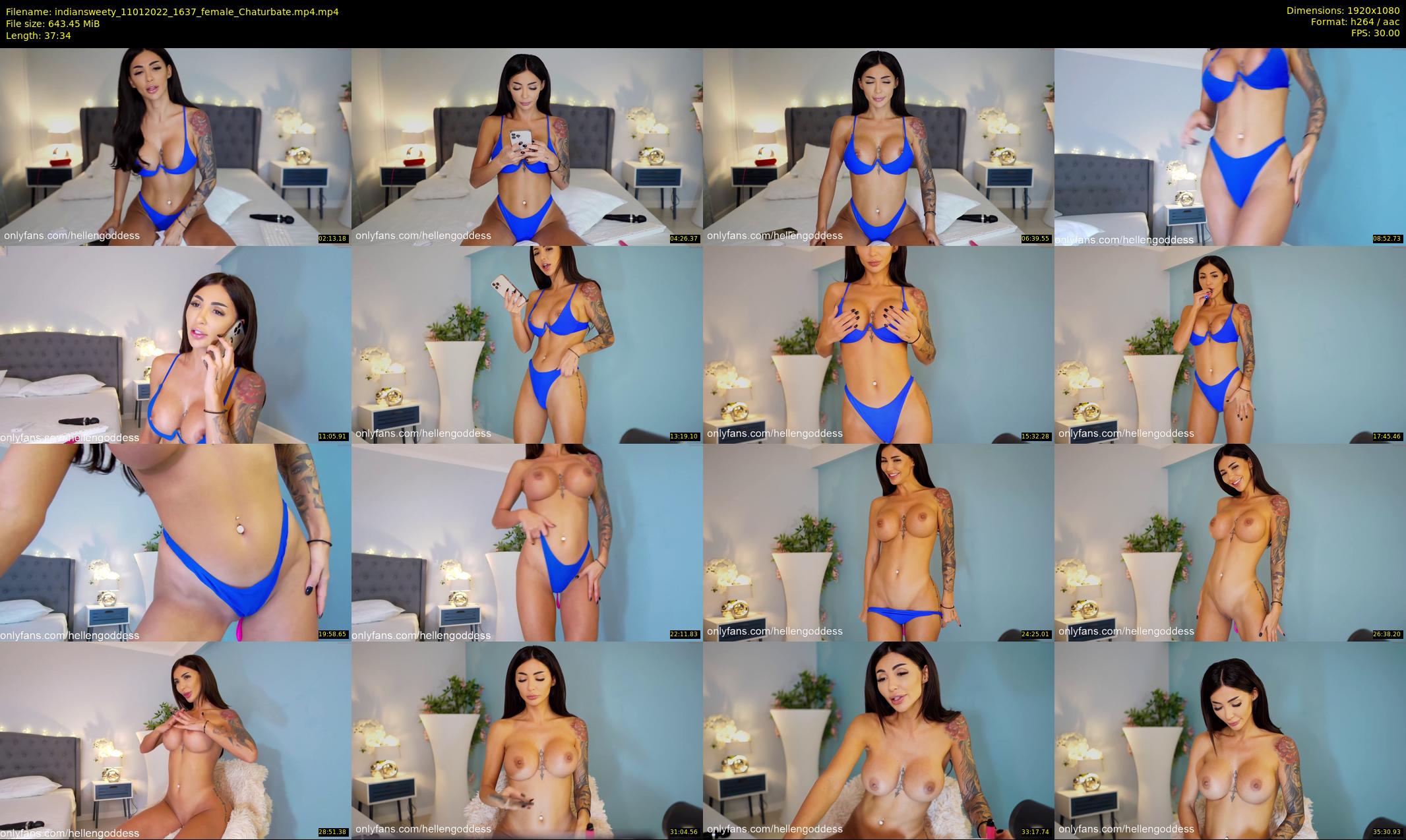 indiansweety — 38 minute Chaturbate female cam show recording, 1080p, Jan 11, 2022