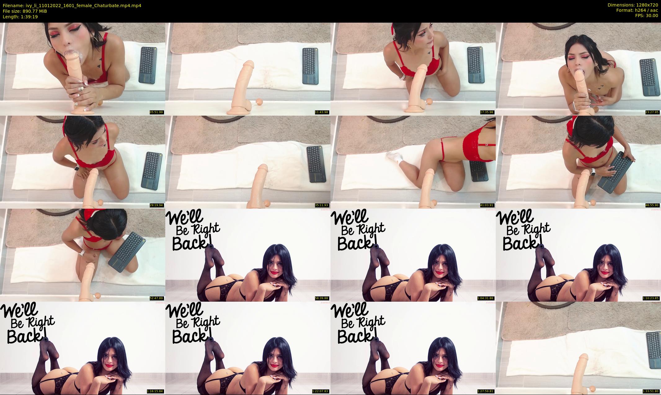 ivy_li — 100 minute Chaturbate female cam show recording, 720p, Jan 11, 2022
