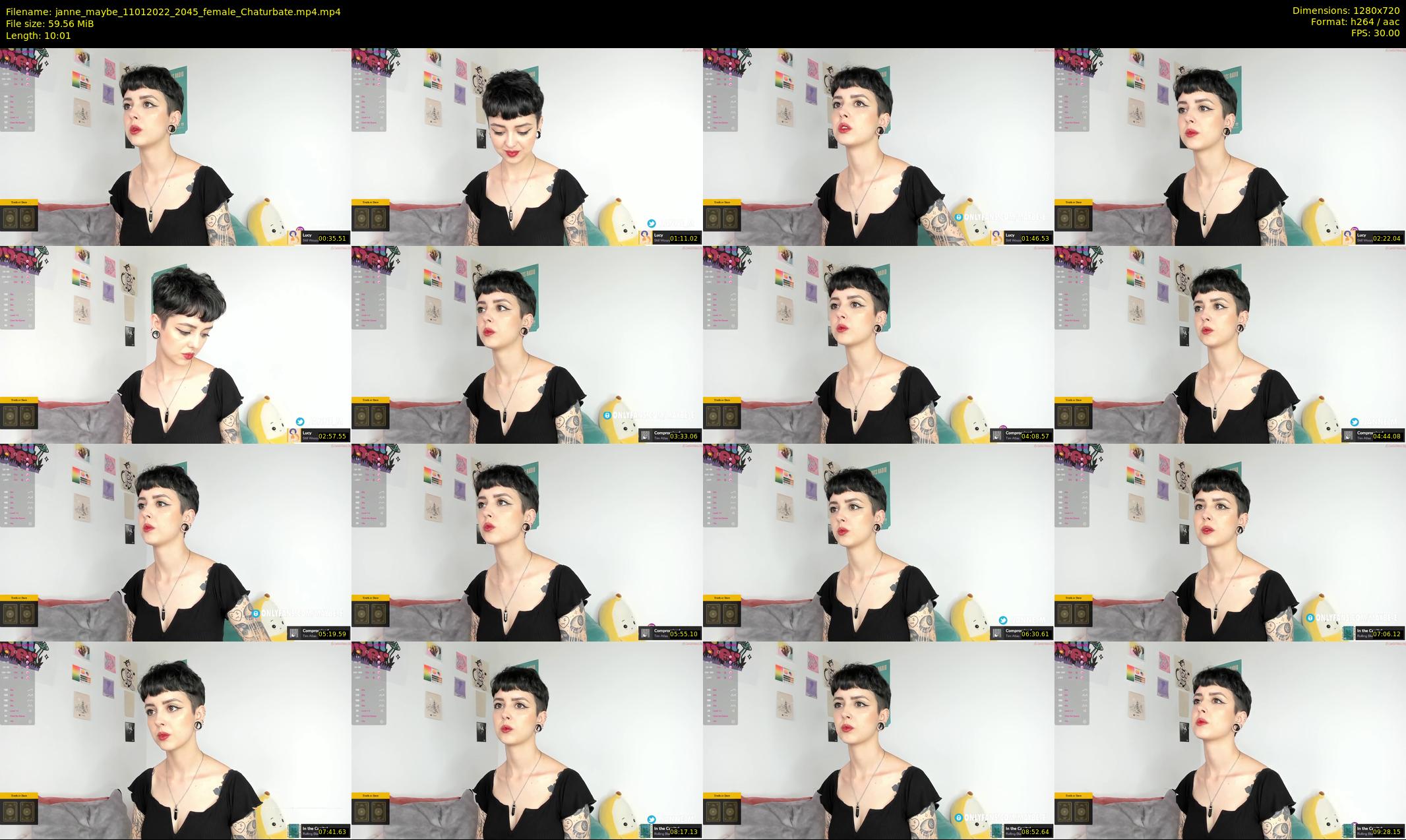 janne_maybe — 11 minute Chaturbate female cam show recording, 720p, Jan 11, 2022