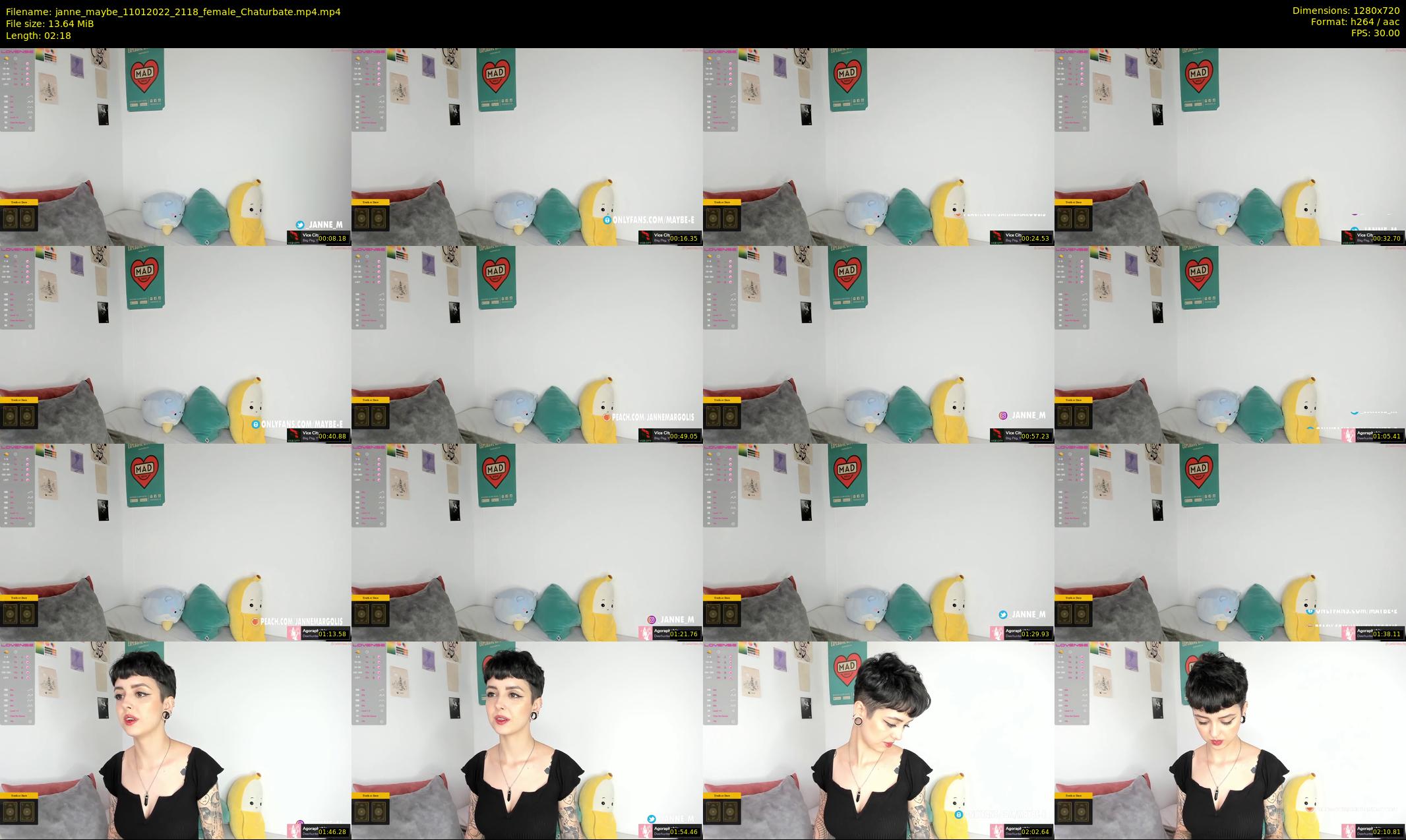 janne_maybe — 3 minute Chaturbate female cam show recording, 720p, Jan 11, 2022