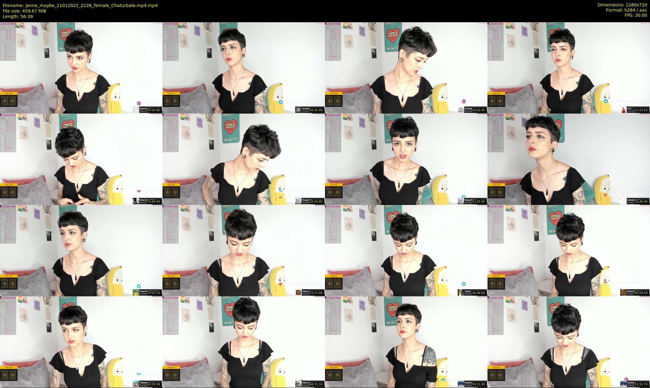 janne_maybe — 57 minute Chaturbate female cam show recording, 720p, Jan 11, 2022