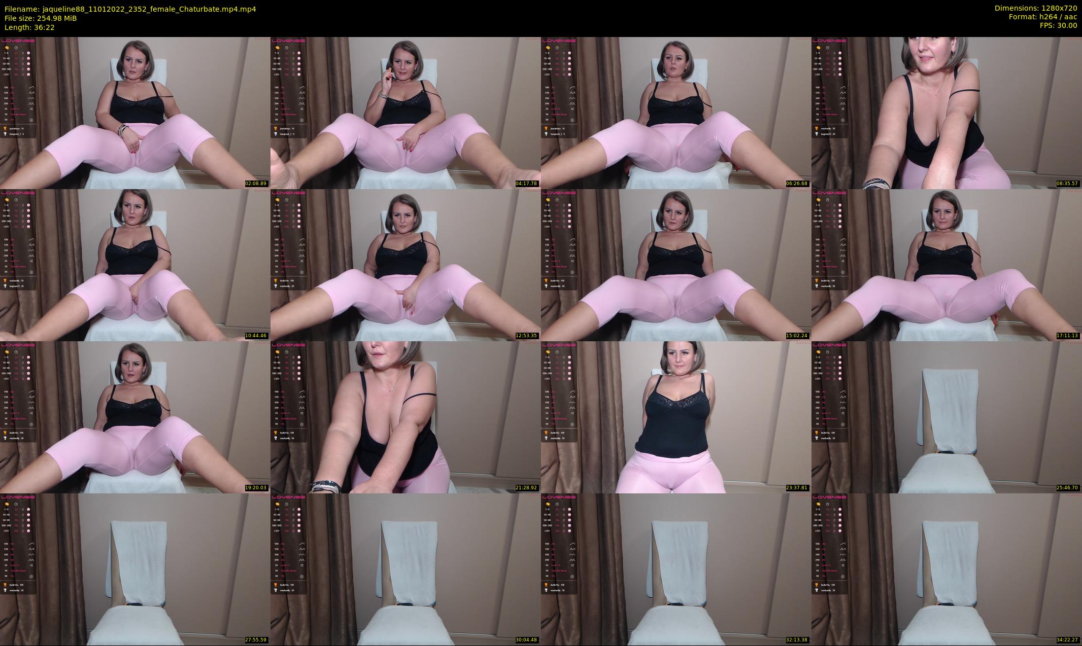 jaqueline88 — 37 minute Chaturbate female cam show recording, 720p, Jan 11, 2022