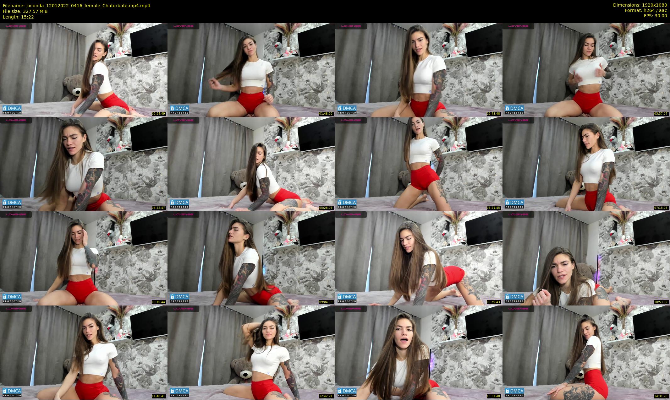 joconda — 16 minute Chaturbate female cam show recording, 1080p, Jan 12, 2022