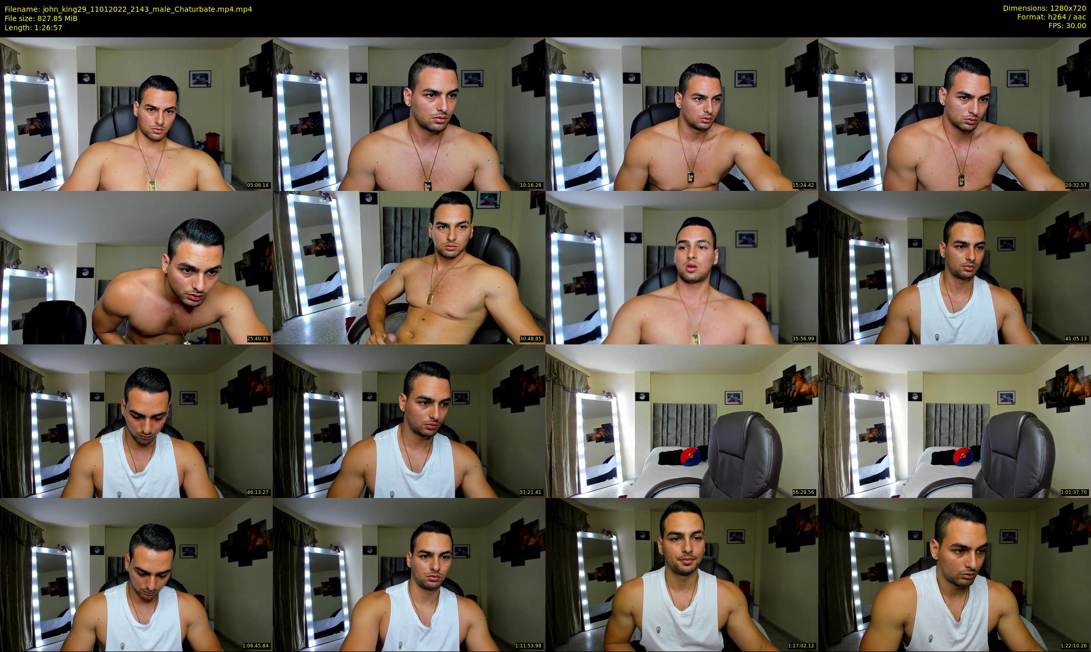 john_king29 — 87 minute Chaturbate male cam show recording, 720p, Jan 11, 2022