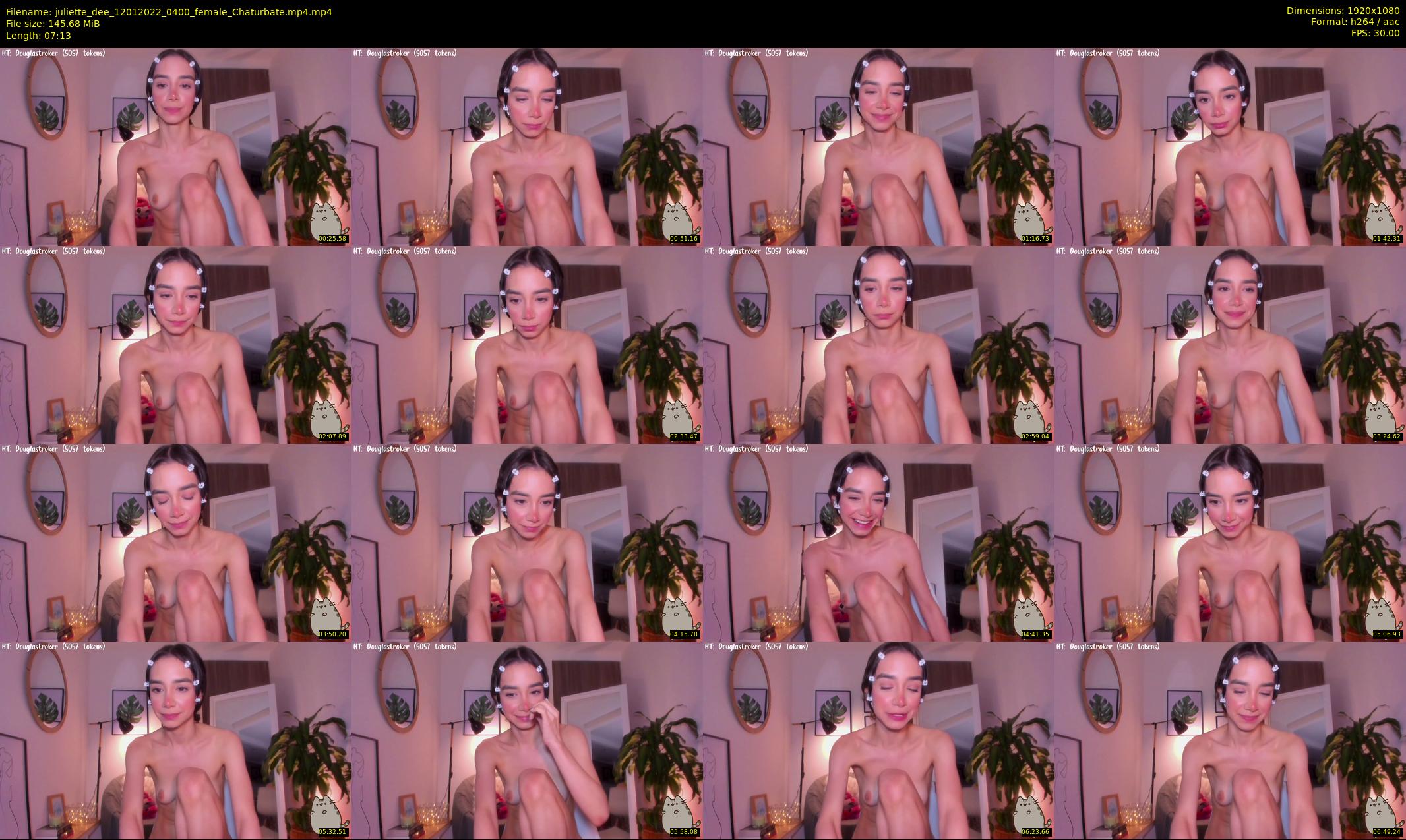 juliette_dee — 8 minute Chaturbate female cam show recording, 1080p, Jan 12, 2022
